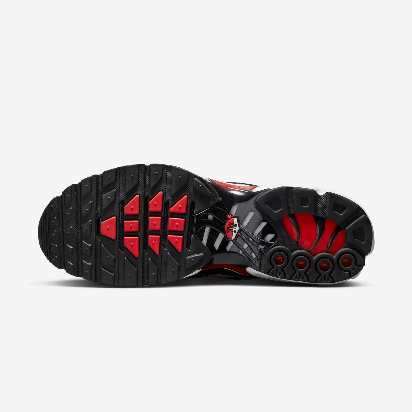 Nike Air Max Plus Black White University Red