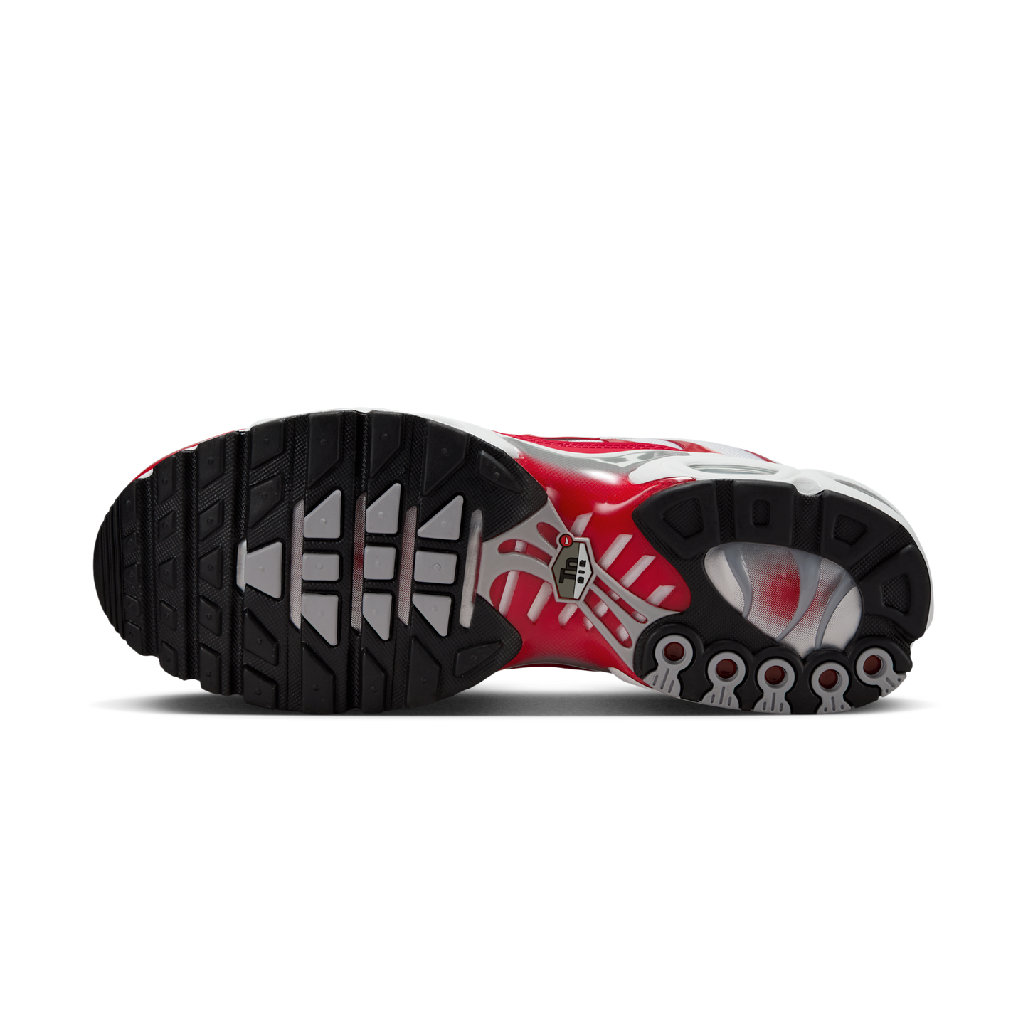 Nike Air Max Plus White University Red Wolf Grey