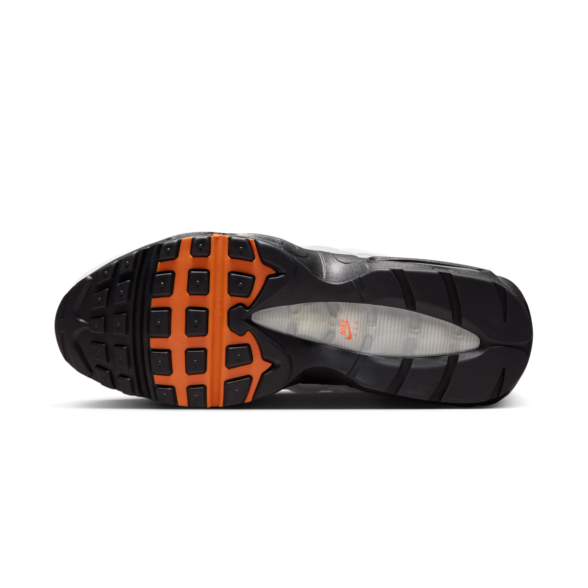 Nike Air Max 95 Wolf Grey Safety Orange Pure Platinum