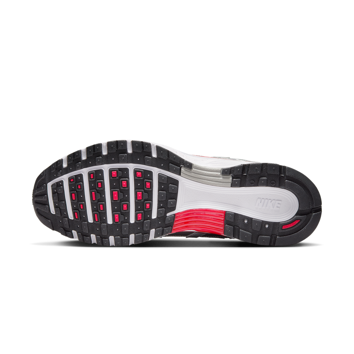 Nike P-6000 Metallic Silver Gym Red