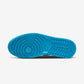 Jordan 1 Retro Low OG Black Dark Powder Blue (Women's)