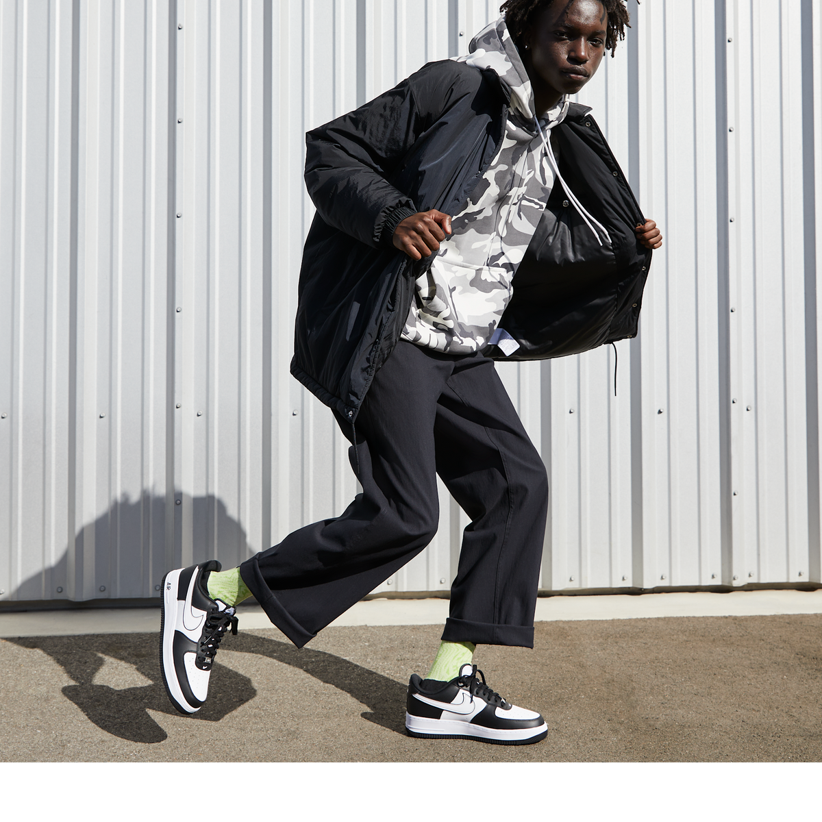 Nike Air Force 1 Low '07 White Swoosh Panda