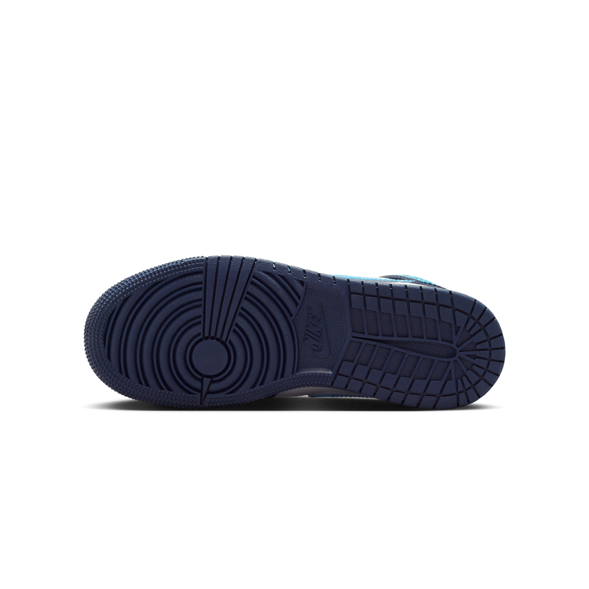 Jordan 1 Mid Obsidian Dark Powder Blue (GS)