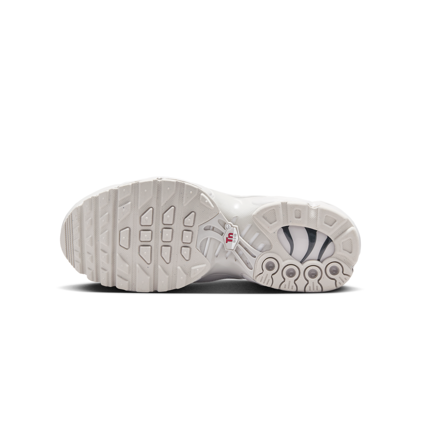 Nike Air Max Plus Light Iron Ore Gym Red Smoke Grey Metallic Silver (GS)