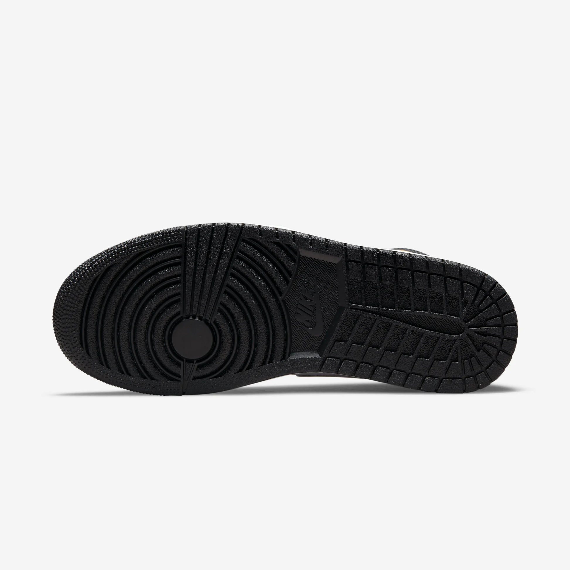Jordan 1 Mid White Pollen Black