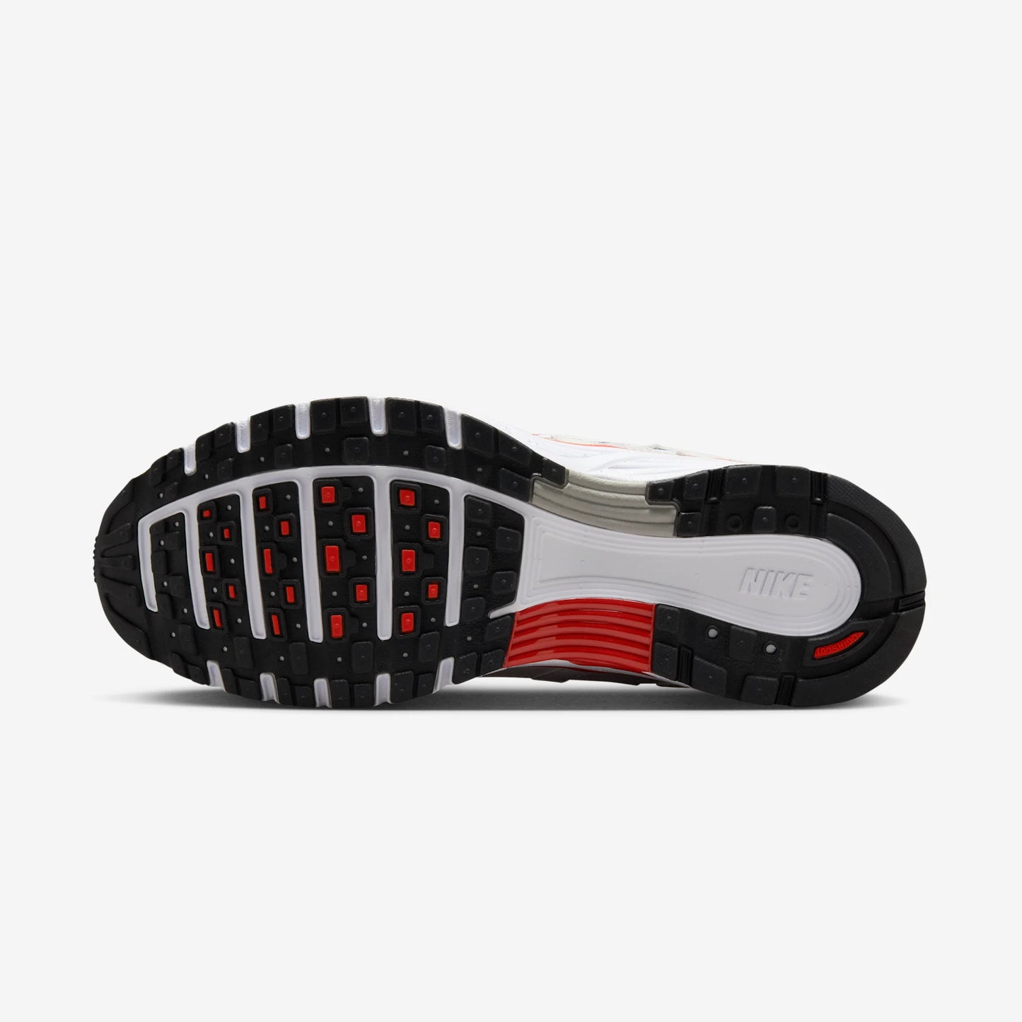 Nike P-6000 White Platinum Tint Black Picante Red (Women's)