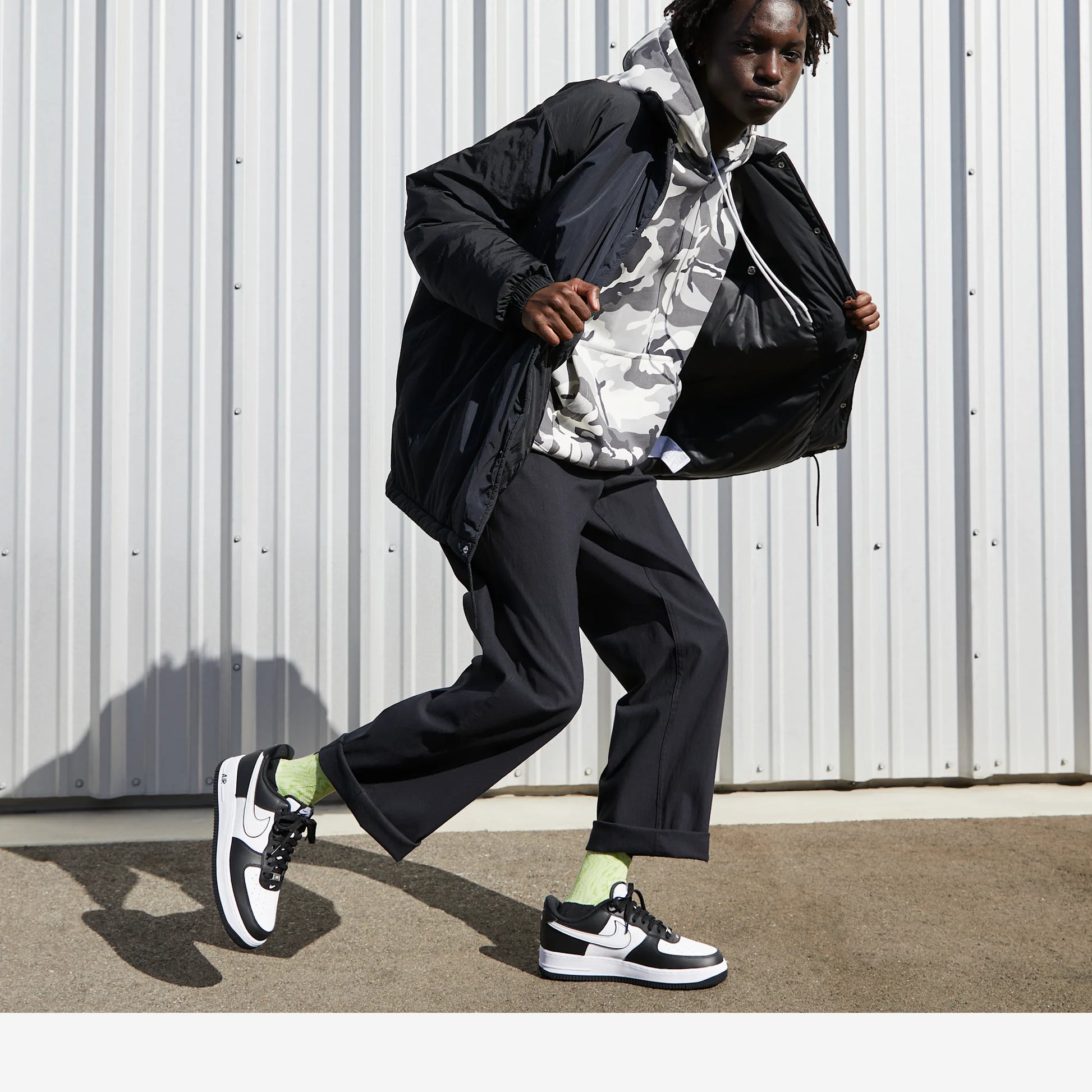 Nike Air Force 1 Low '07 White Swoosh Panda