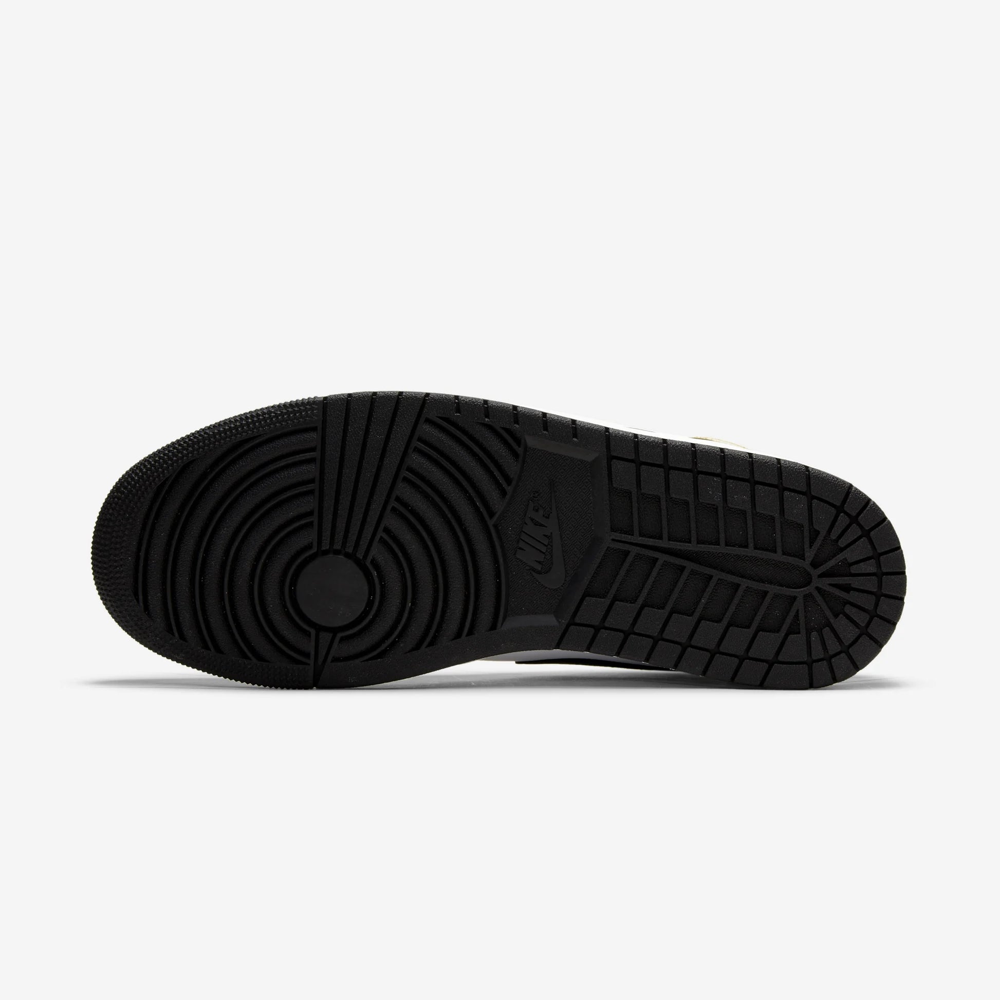 Jordan 1 Mid Metallic Gold Black White