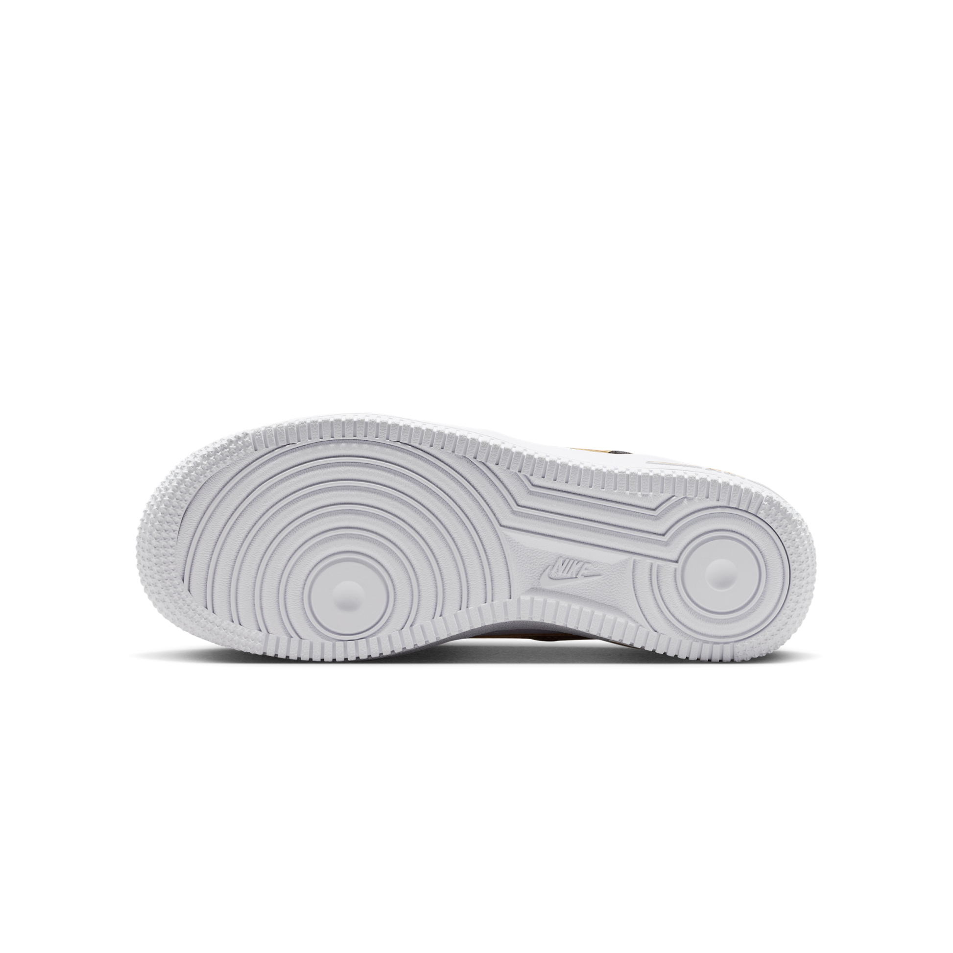 Nike Air Force 1 Low Black White Metallic Gold (GS)