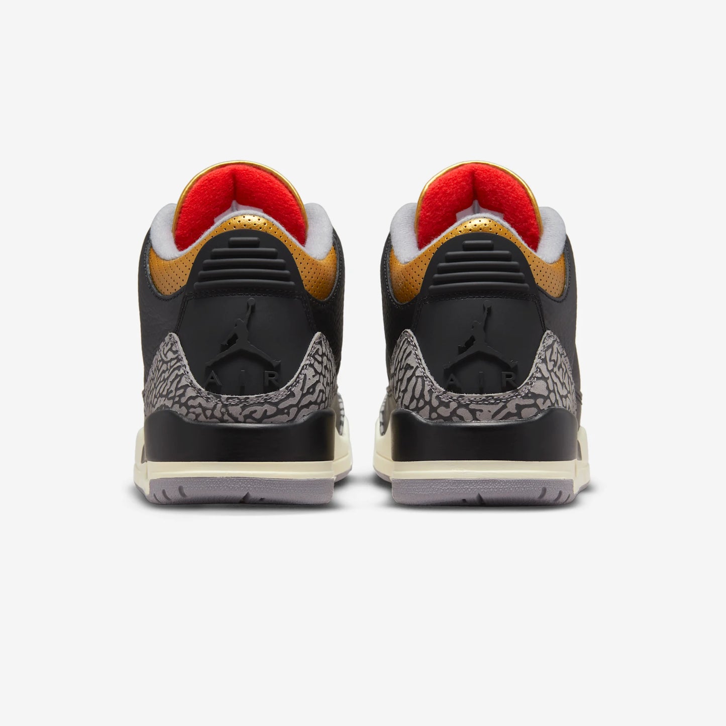 Jordan 3 Retro Black Cement Gold (Women's)