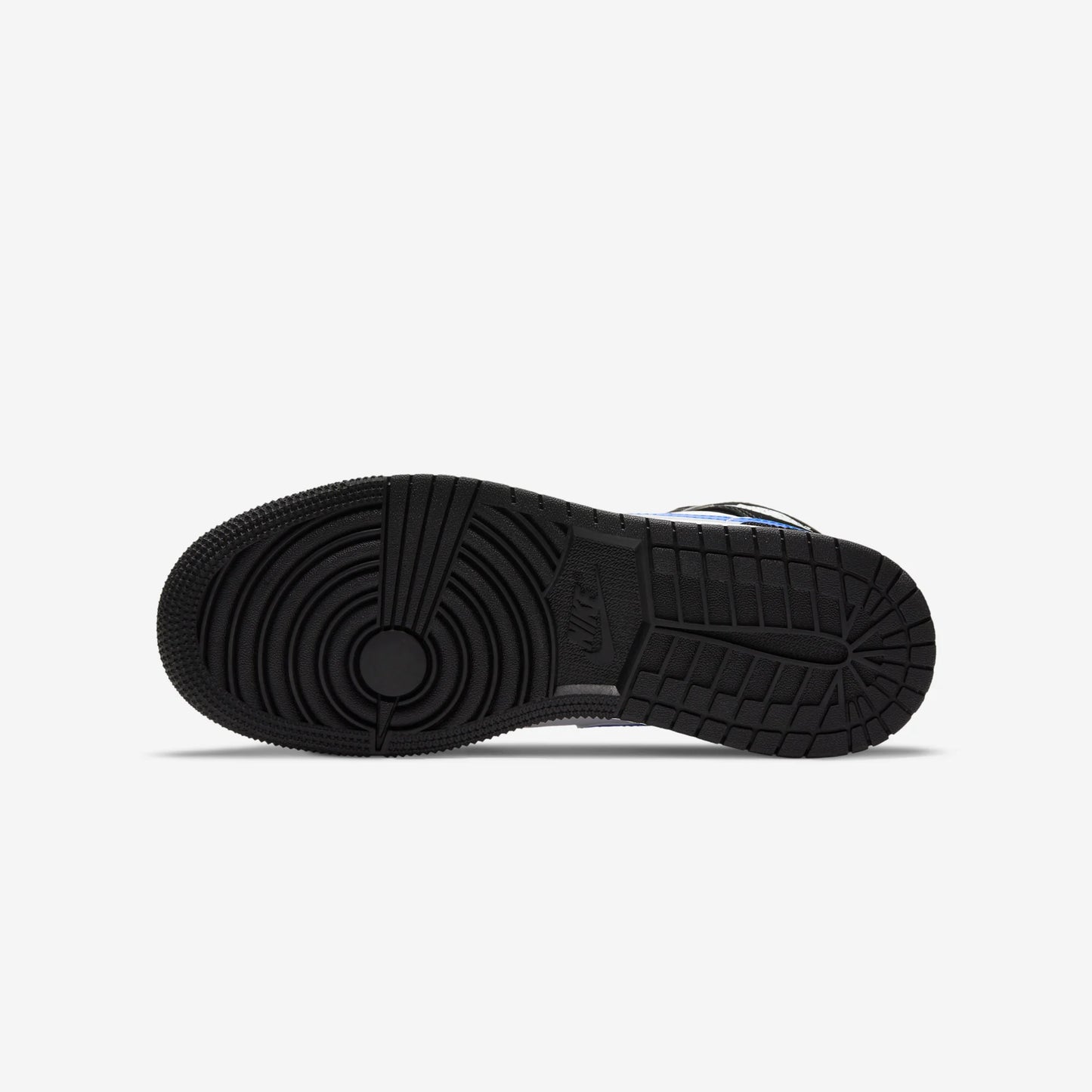 Jordan 1 Mid Black Racer Blue White (GS)