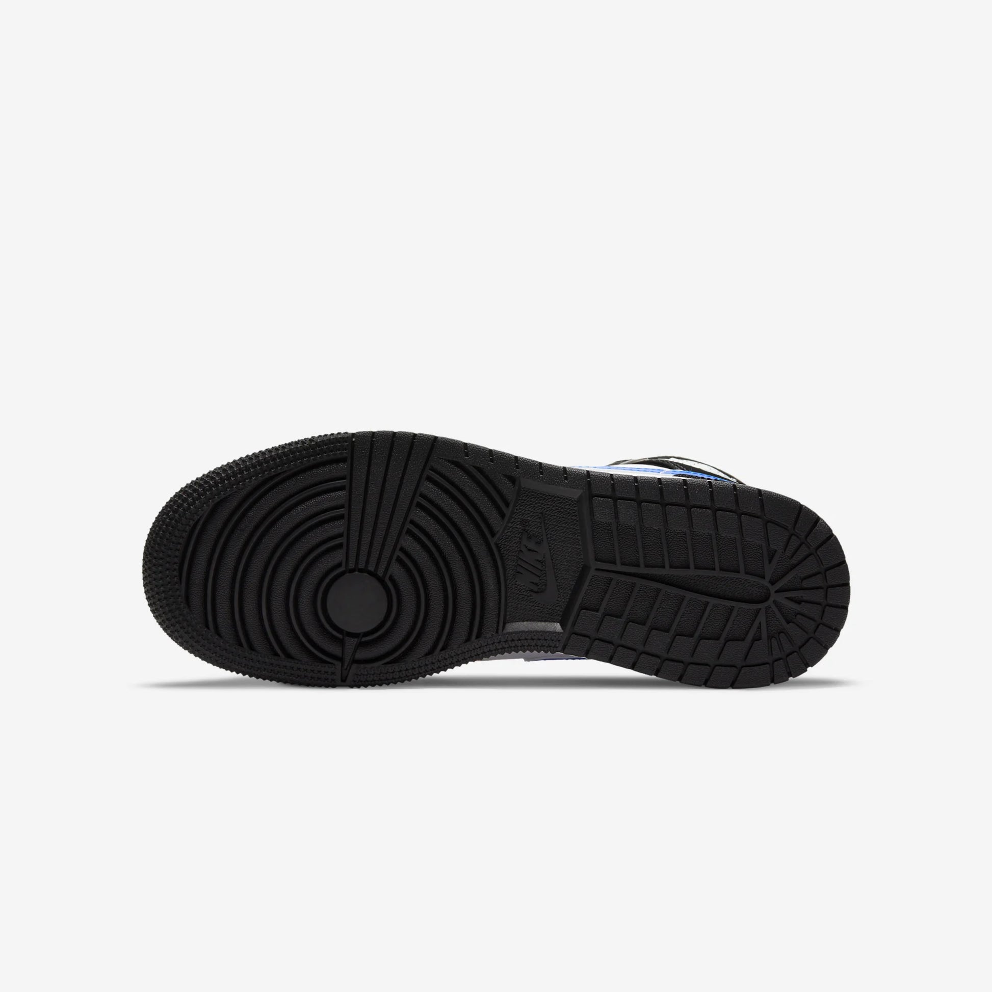 Jordan 1 Mid Black Racer Blue White (GS)