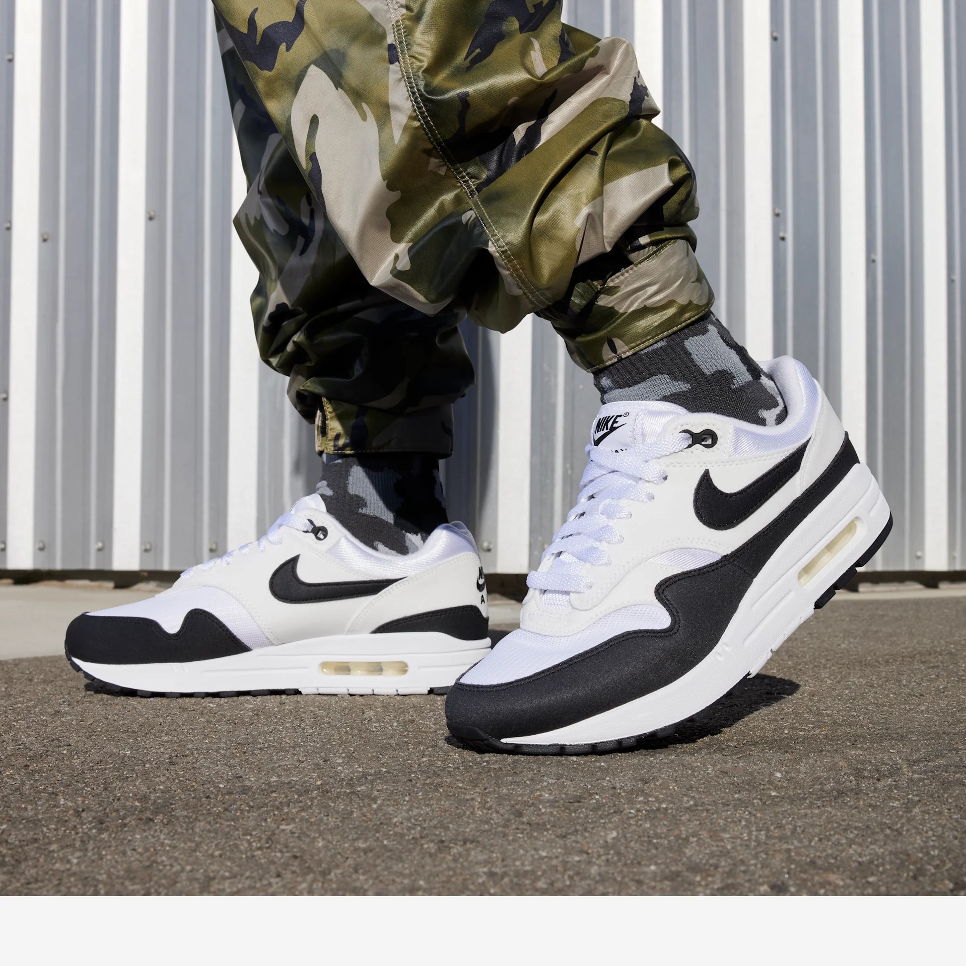 Nike Air Max 1 White Black Neutral Grey (Women's)