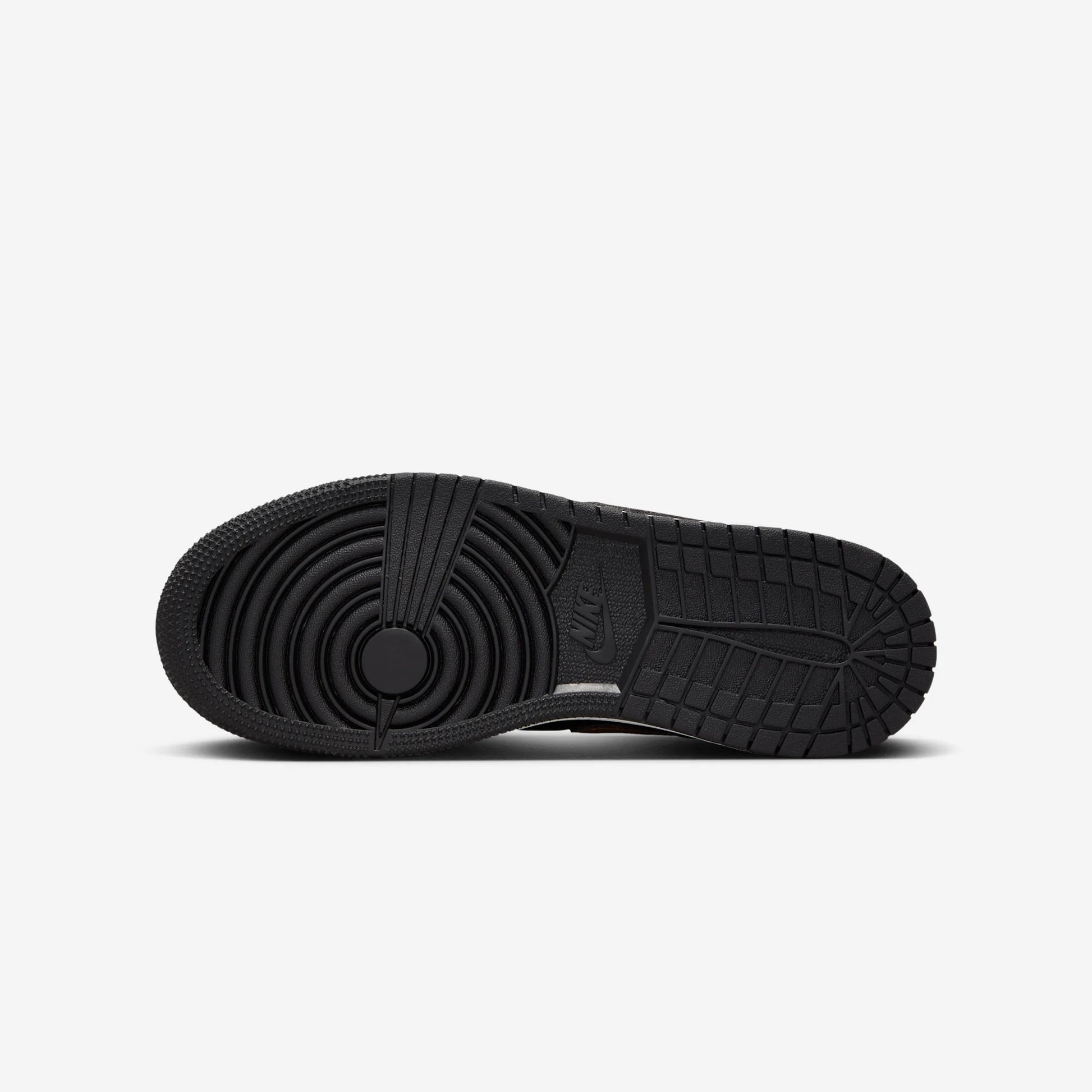 Jordan 1 Mid Black Metallic Gold Swoosh (GS)