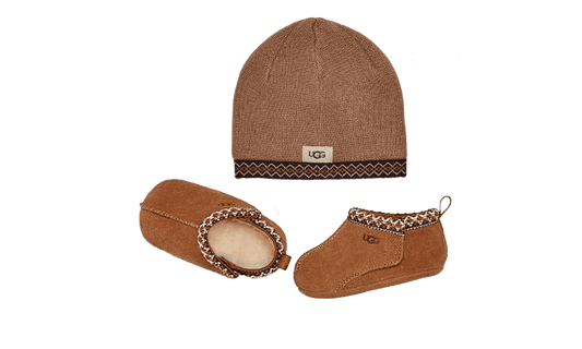 Baby Tasman And Ugg Beanie (1133630-I) - EU 16–20.5 - Brown | SOSUKICKS