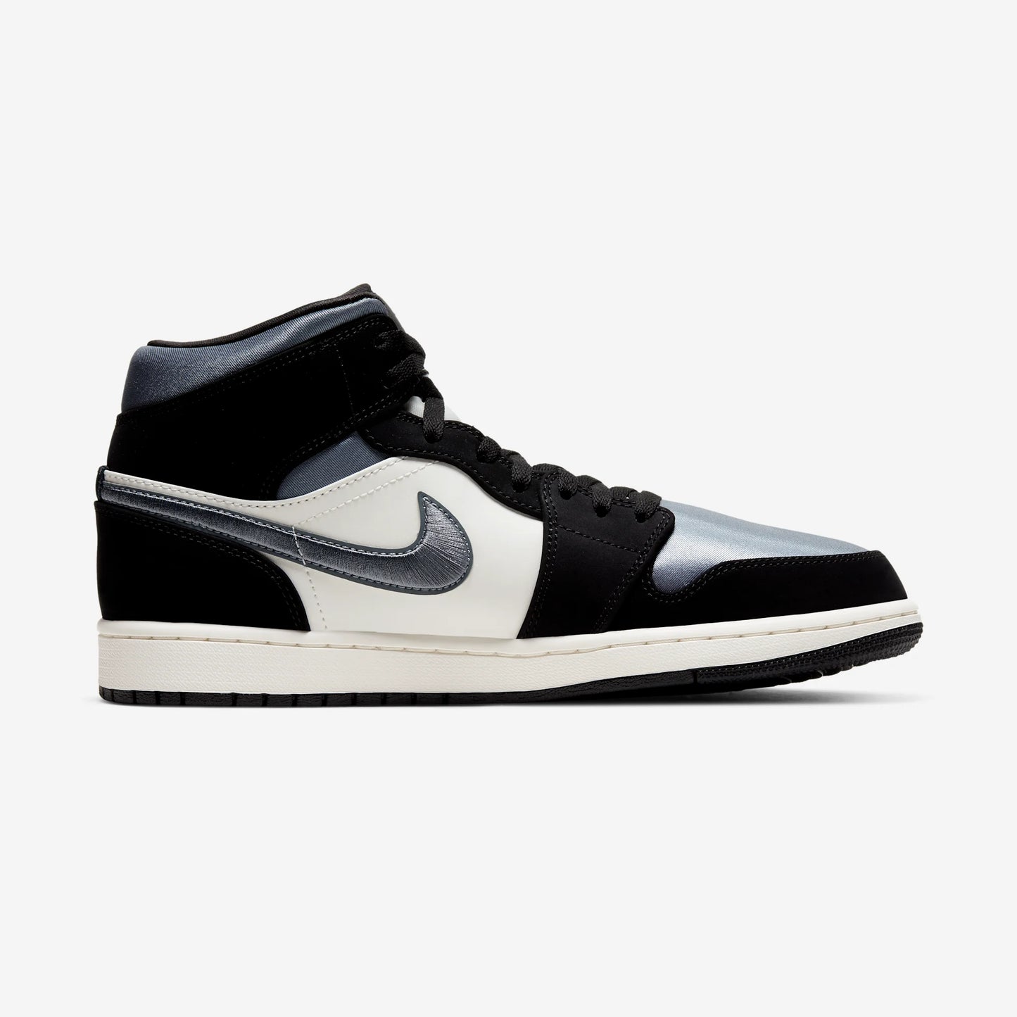 Jordan 1 Mid Satin Grey Toe