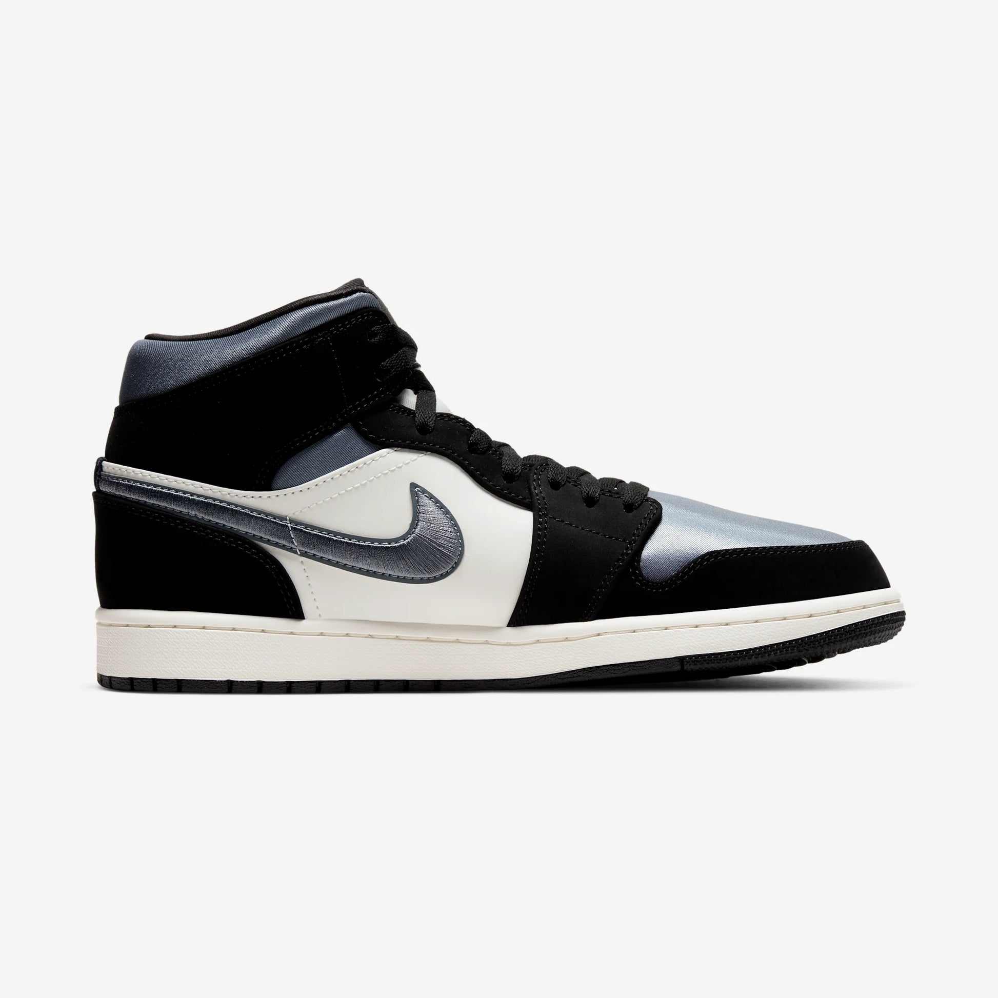 Jordan 1 Mid Satin Grey Toe