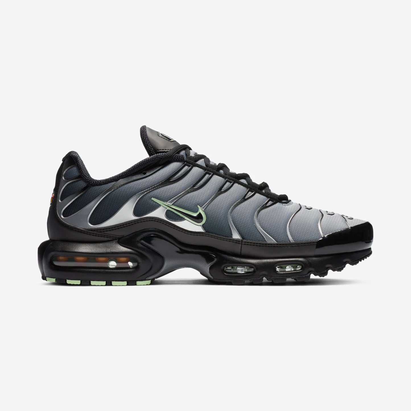 Nike Air Max Plus Black Particle Grey Vapour Green