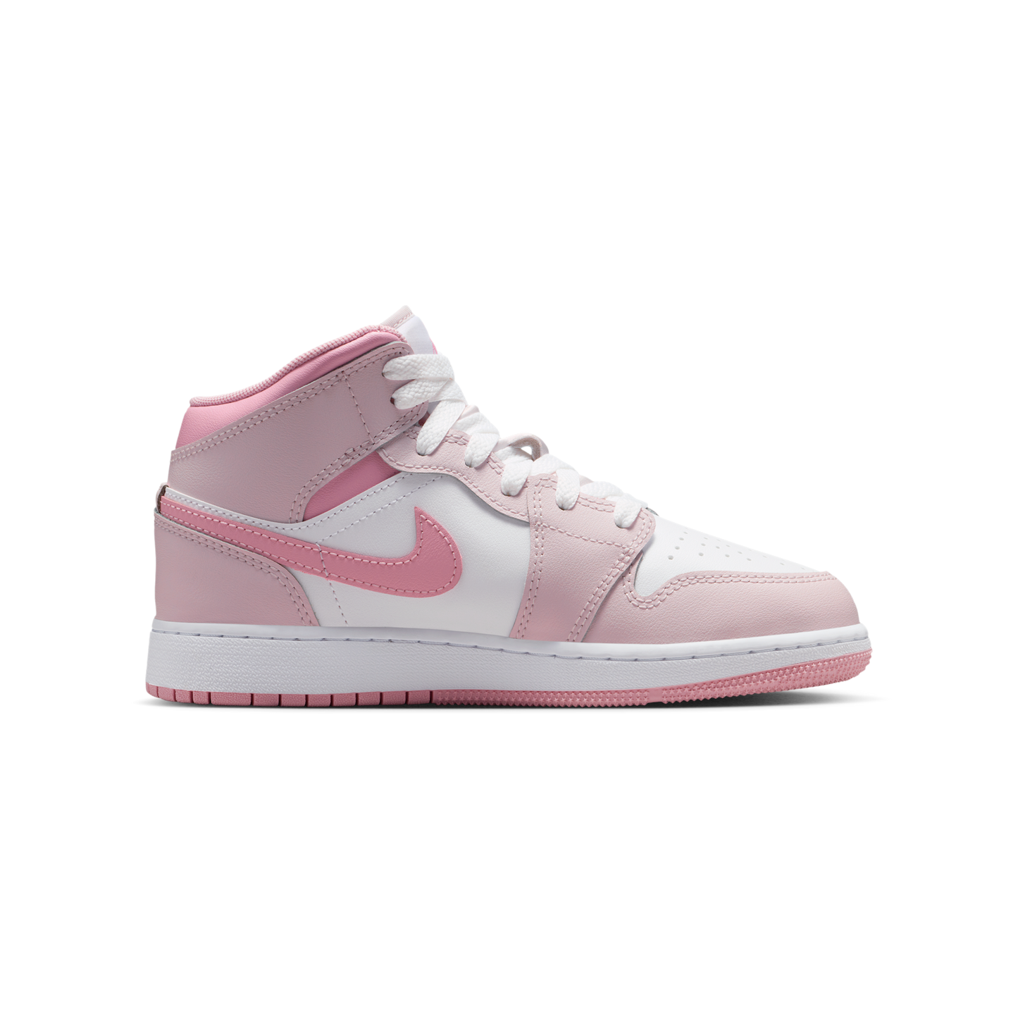Jordan 1 Mid Pearl Pink White (GS)