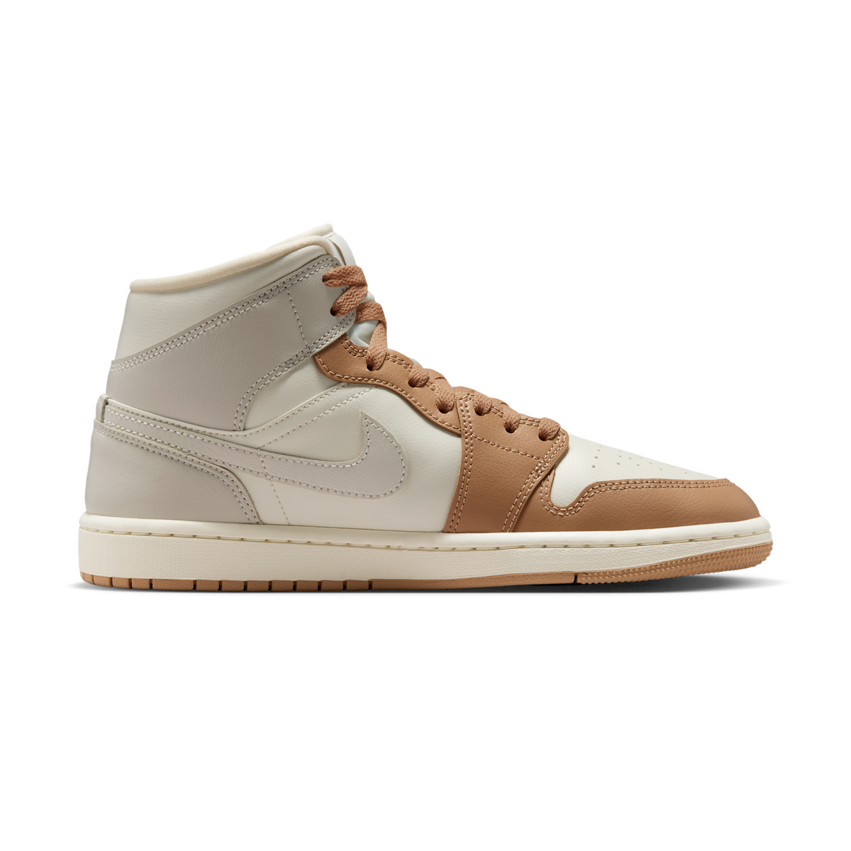 Jordan 1 Mid Tan Toe (Women's)