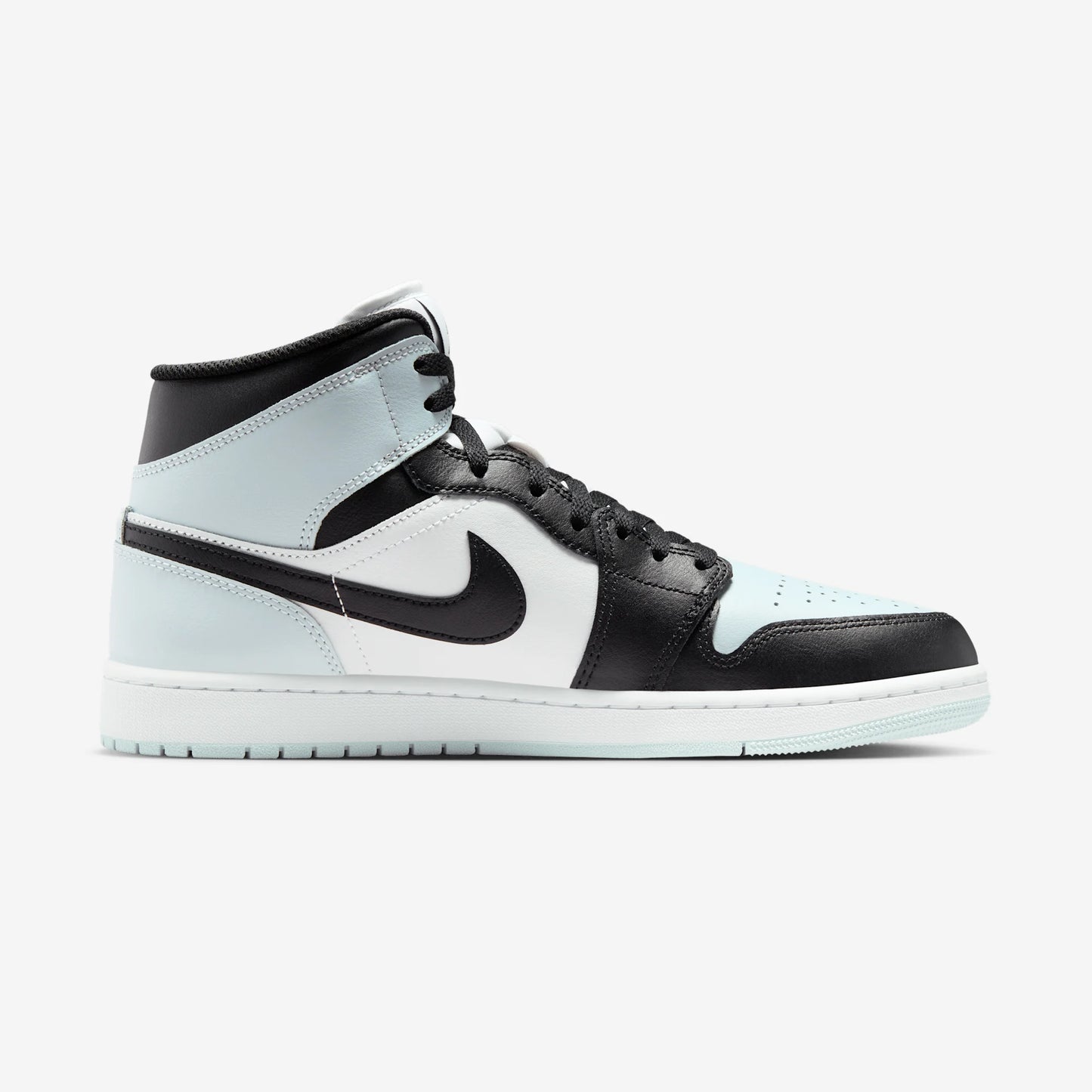 Jordan 1 Mid Black Aura Squadron Blue