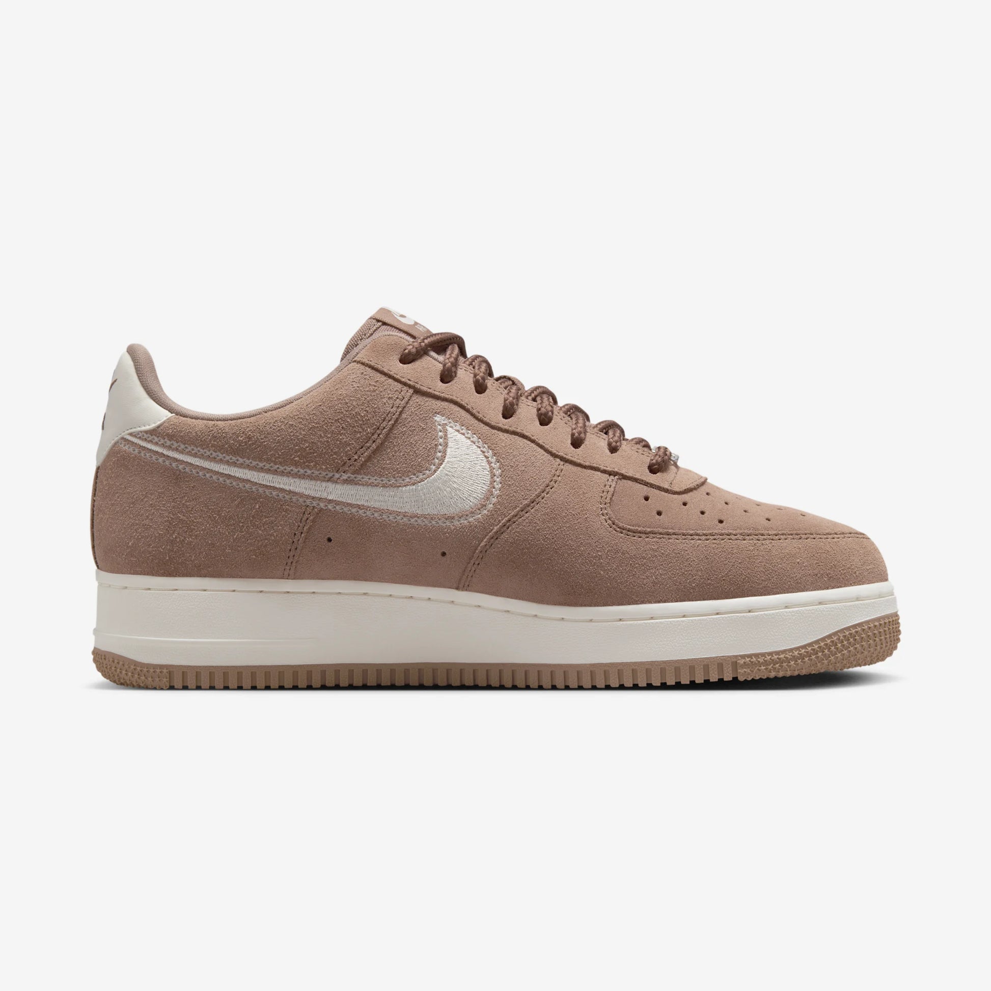 Nike Air Force 1 Low '07 LV8 Mink Brown Embroidered Swoosh