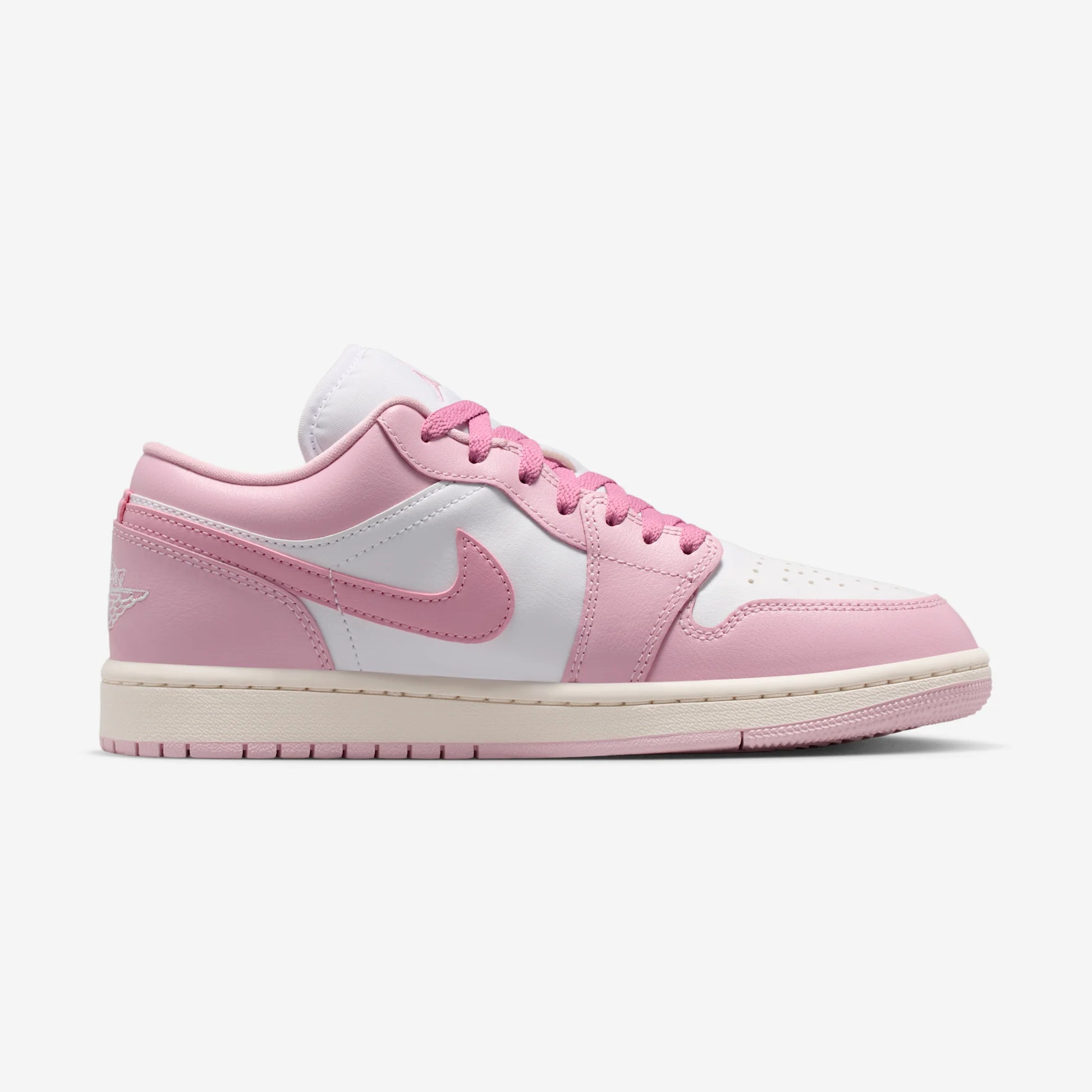 Jordan 1 Low Iced Carmine White (Women's)