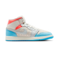 Jordan 1 Mid Sail Hot Lava Blue Chill (Women's)