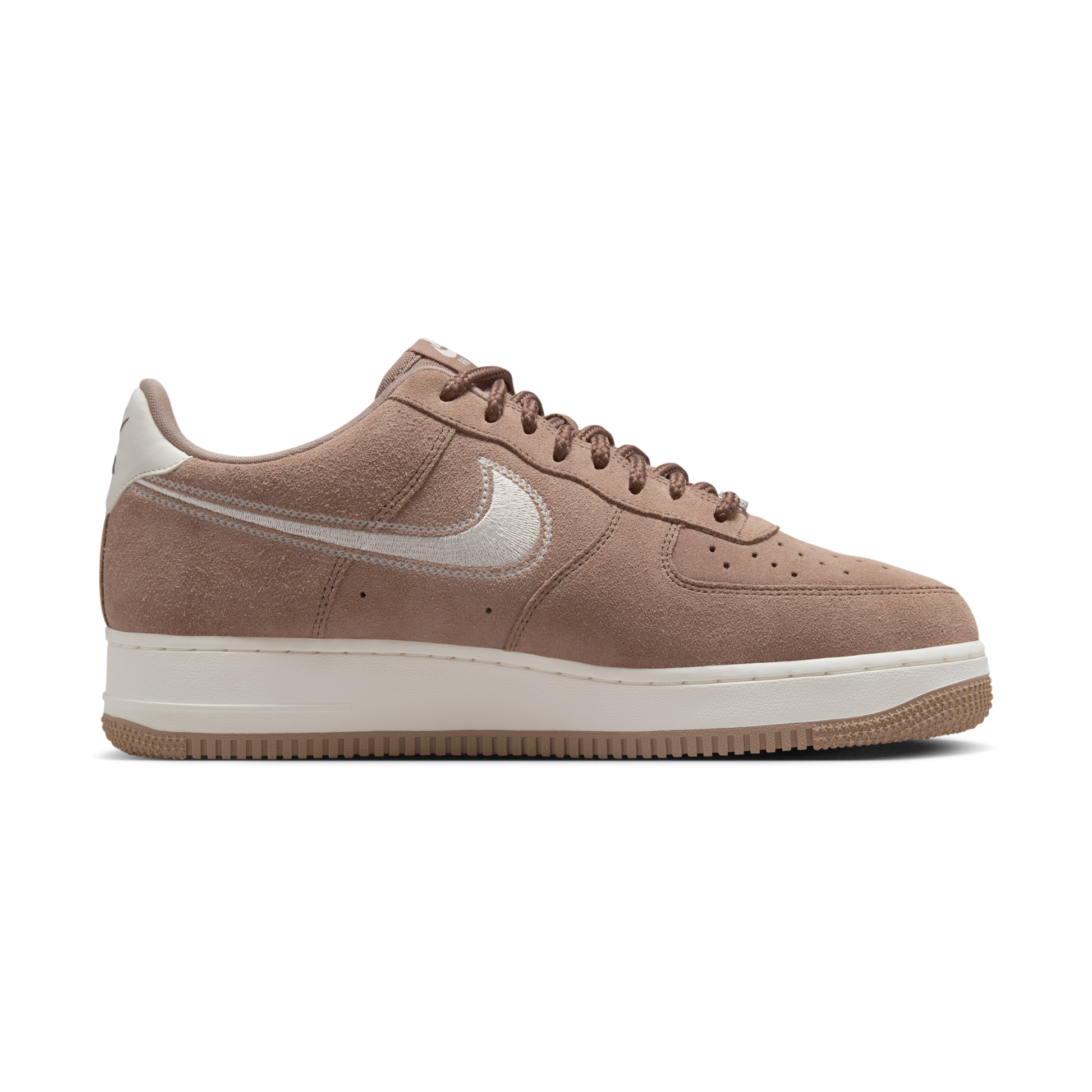 Nike Air Force 1 Low '07 LV8 Mink Brown Embroidered Swoosh