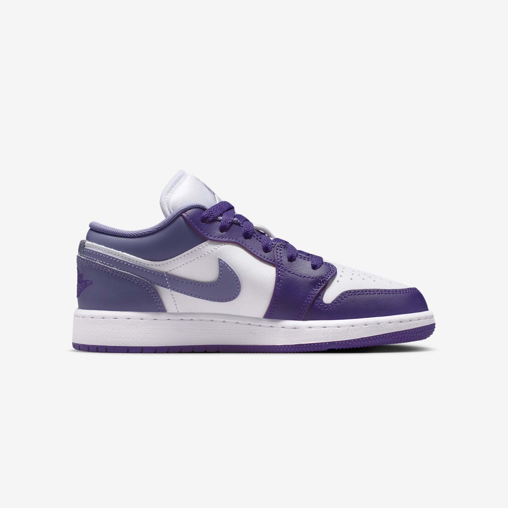 Jordan 1 Low Court Purple White Dusty Amethyst (GS)