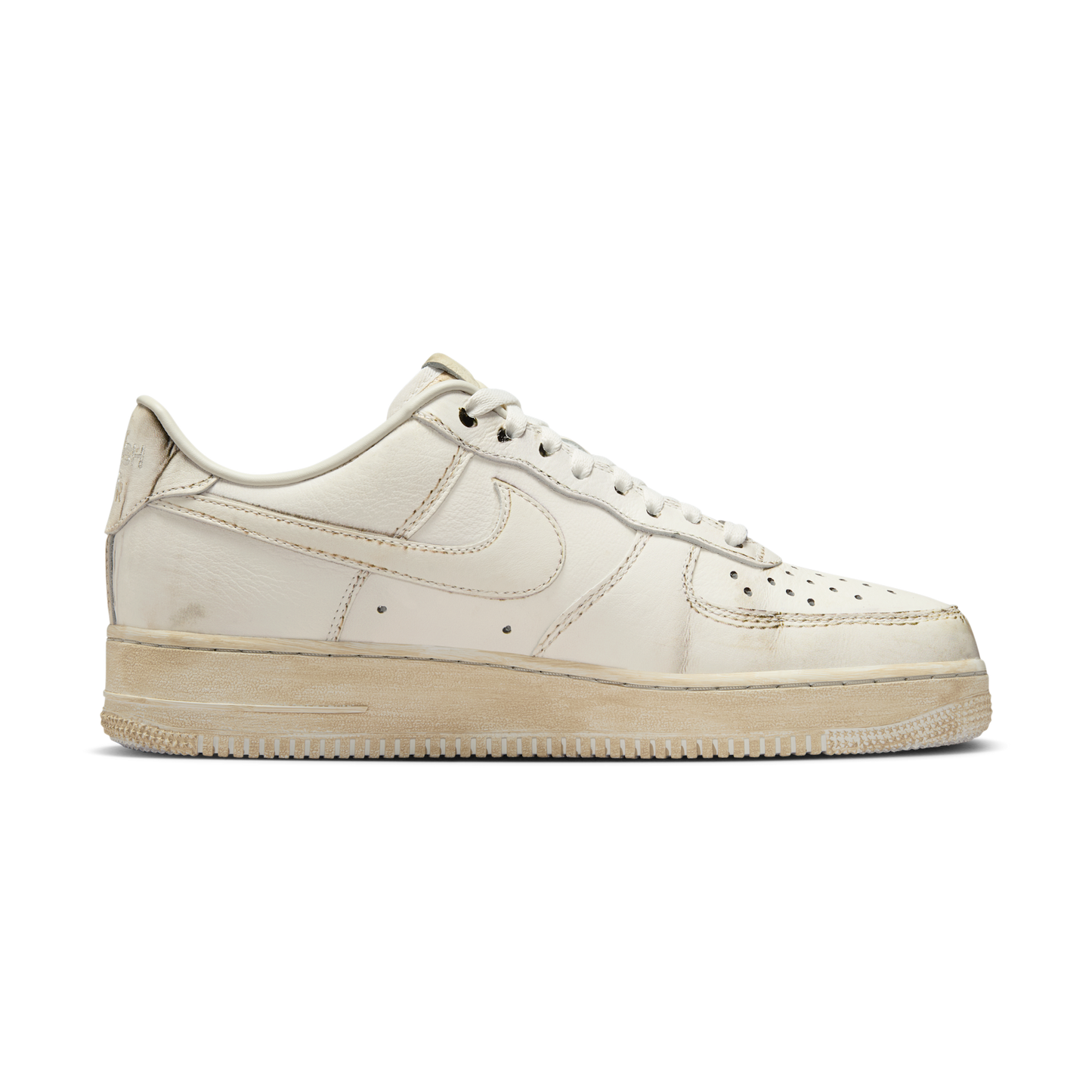 Nike Air Force 1 Low .SWOOSH Dirty Triple White