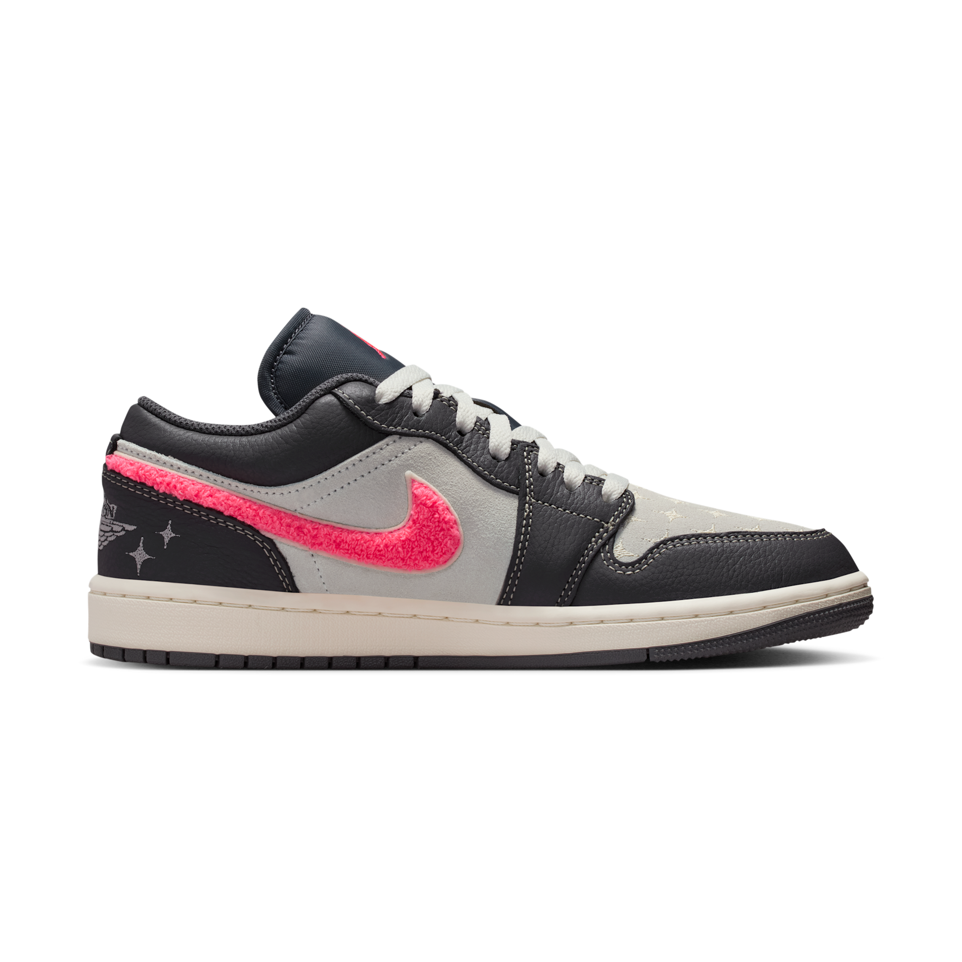 Jordan 1 Low Light Graphite Hot Punch (Women's)