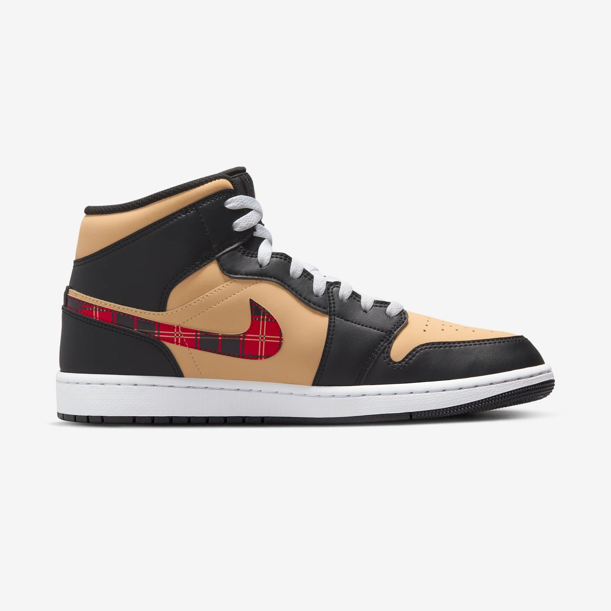 Air Jordan 1 Mid Tartan Swoosh