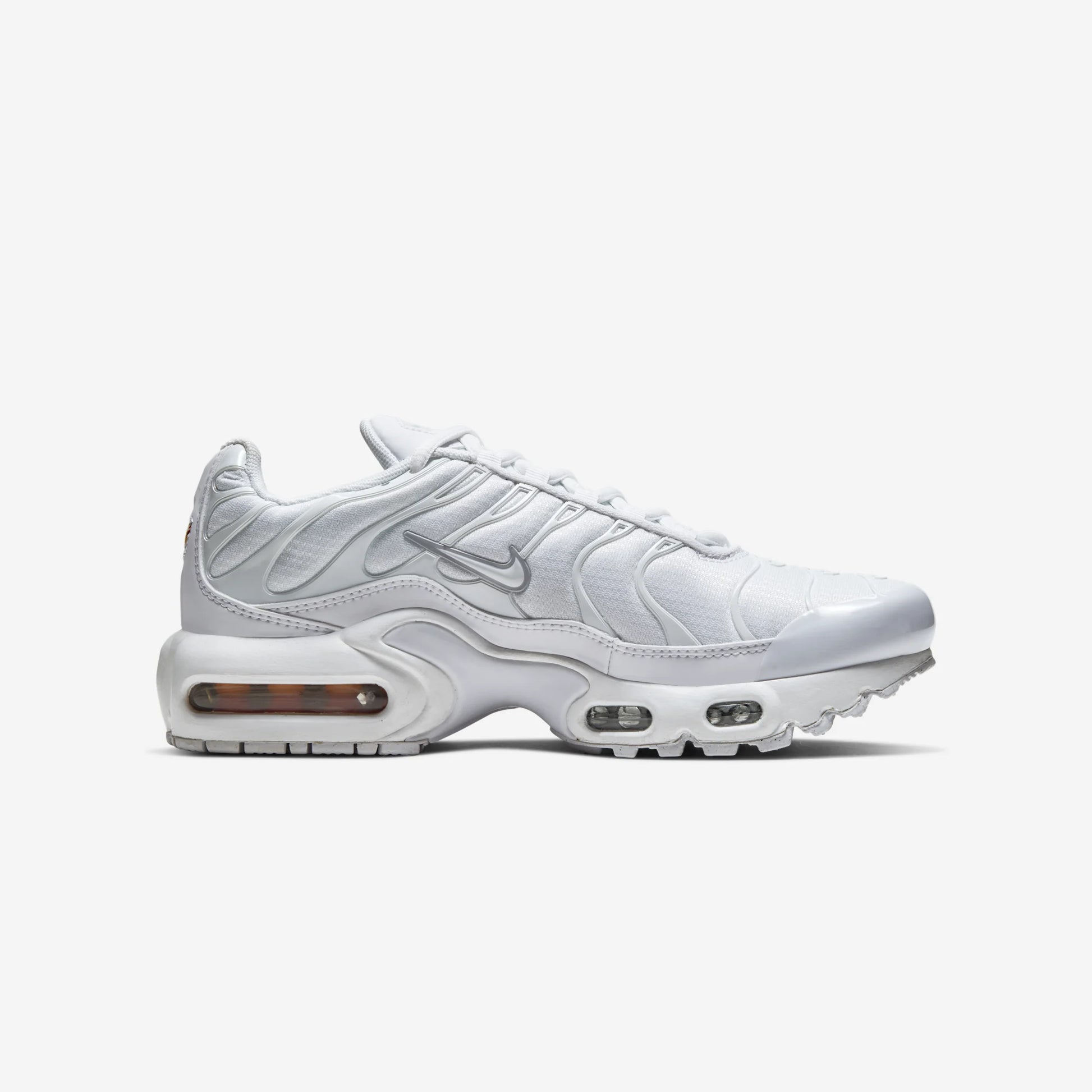 Nike Air Max Plus White Metallic Silver (GS)