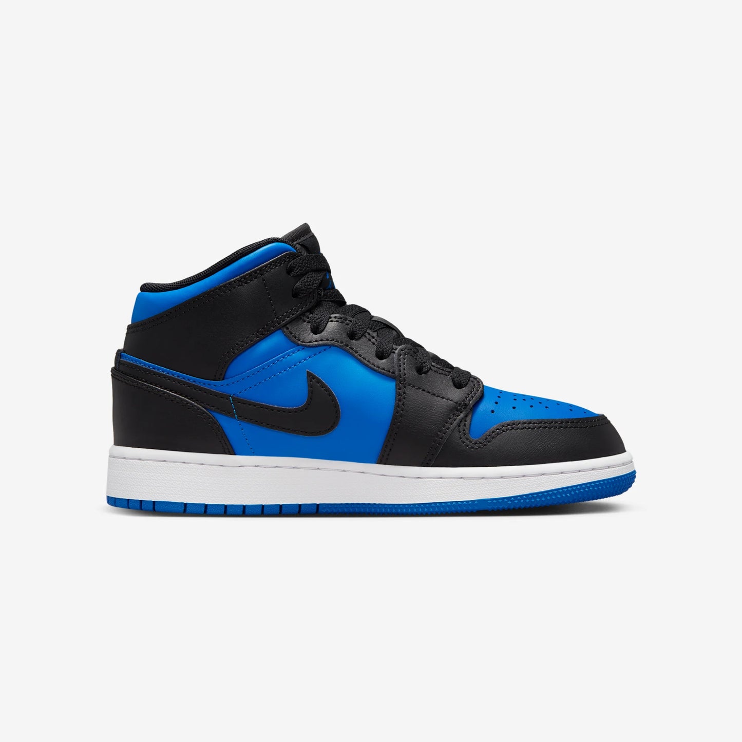 Jordan 1 Mid Black Royal Blue (GS)