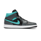 Jordan 1 Mid Grey Aqua