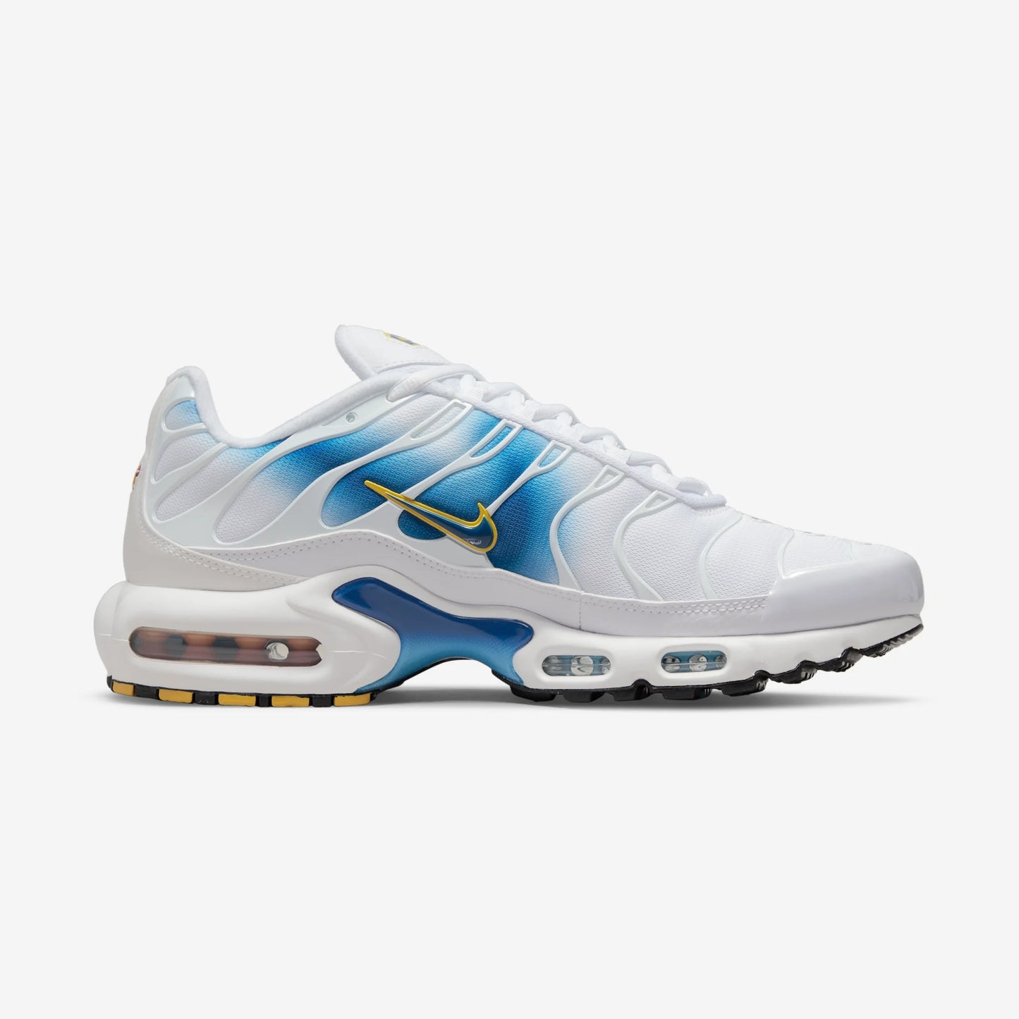 Nike Air Max Plus Spray Paint Swoosh White Blue