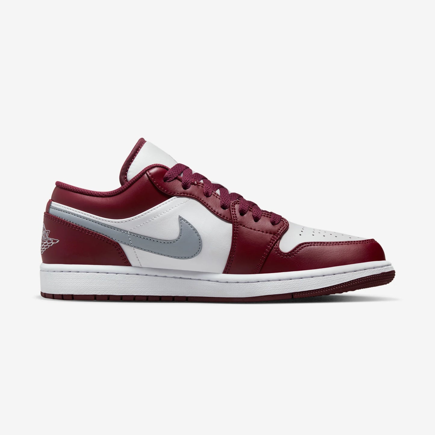 Jordan 1 Low White Bordeaux