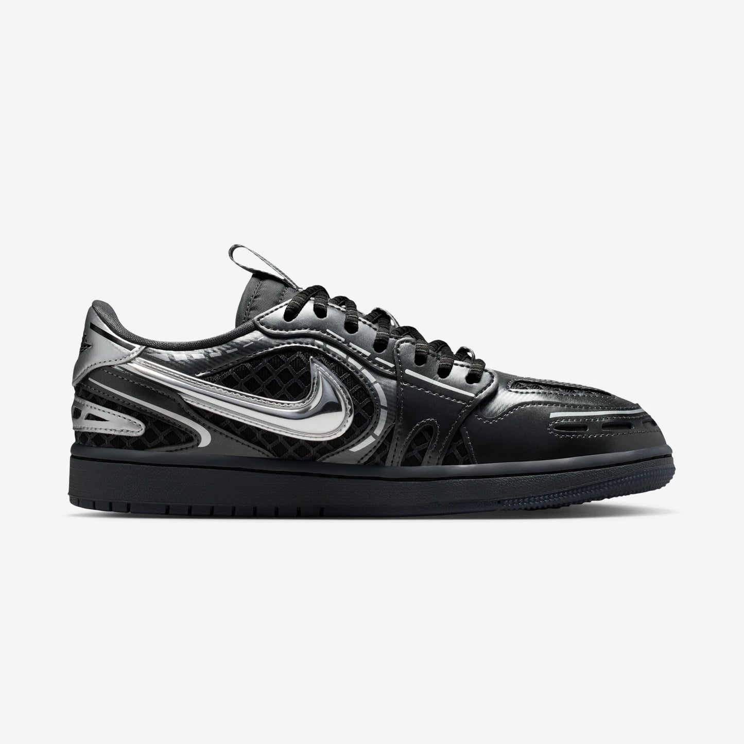 Jordan 1 Low Method of Make V3 Black Metallic Silver (Women's)