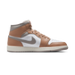 Jordan 1 Mid Rattan White College Grey