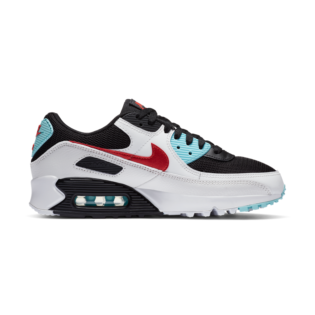 Nike Air Max 90 Aqua Red White Black (Women's)