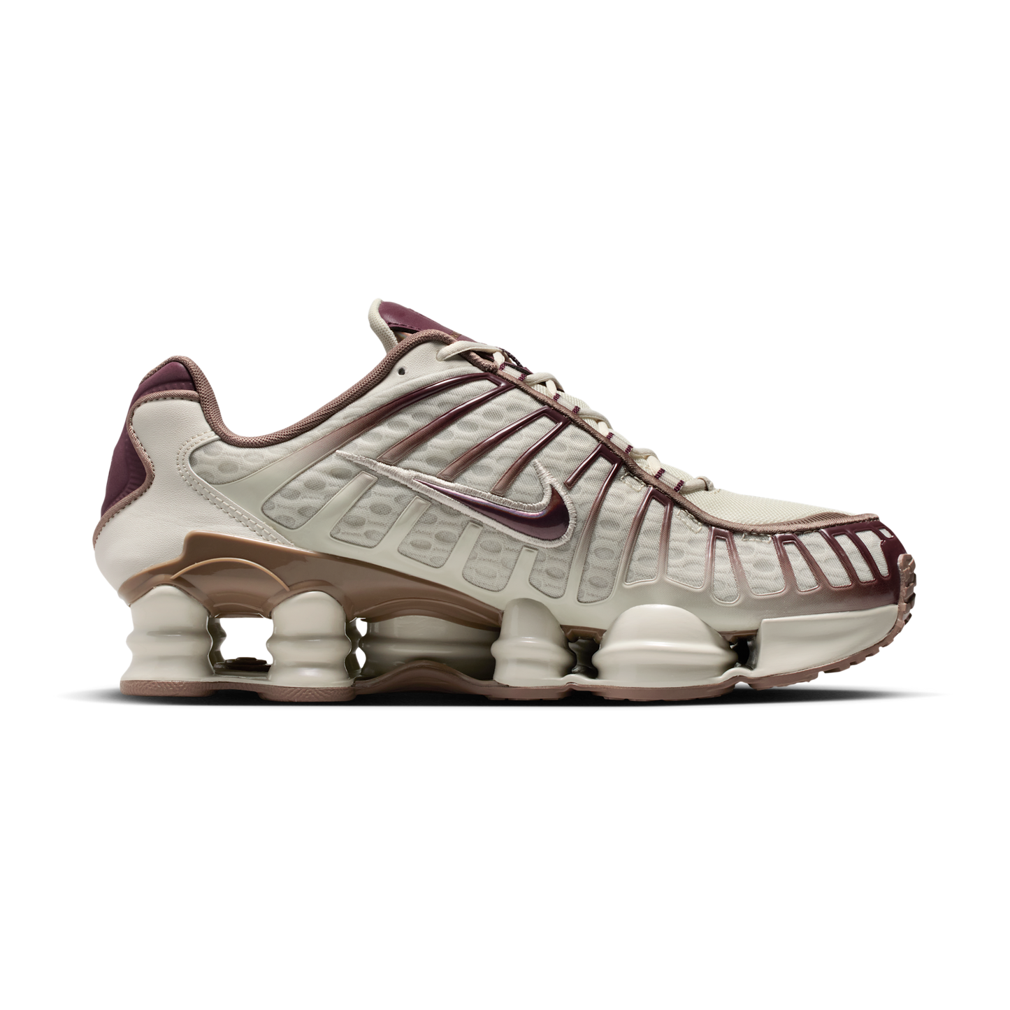 Nike Shox TL Light Bone Burgundy Crush (Women's)