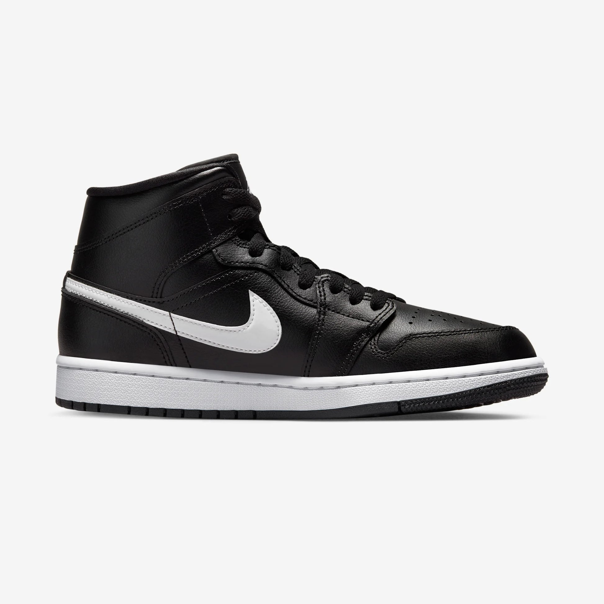 Jordan 1 Mid Black White (Women's)
