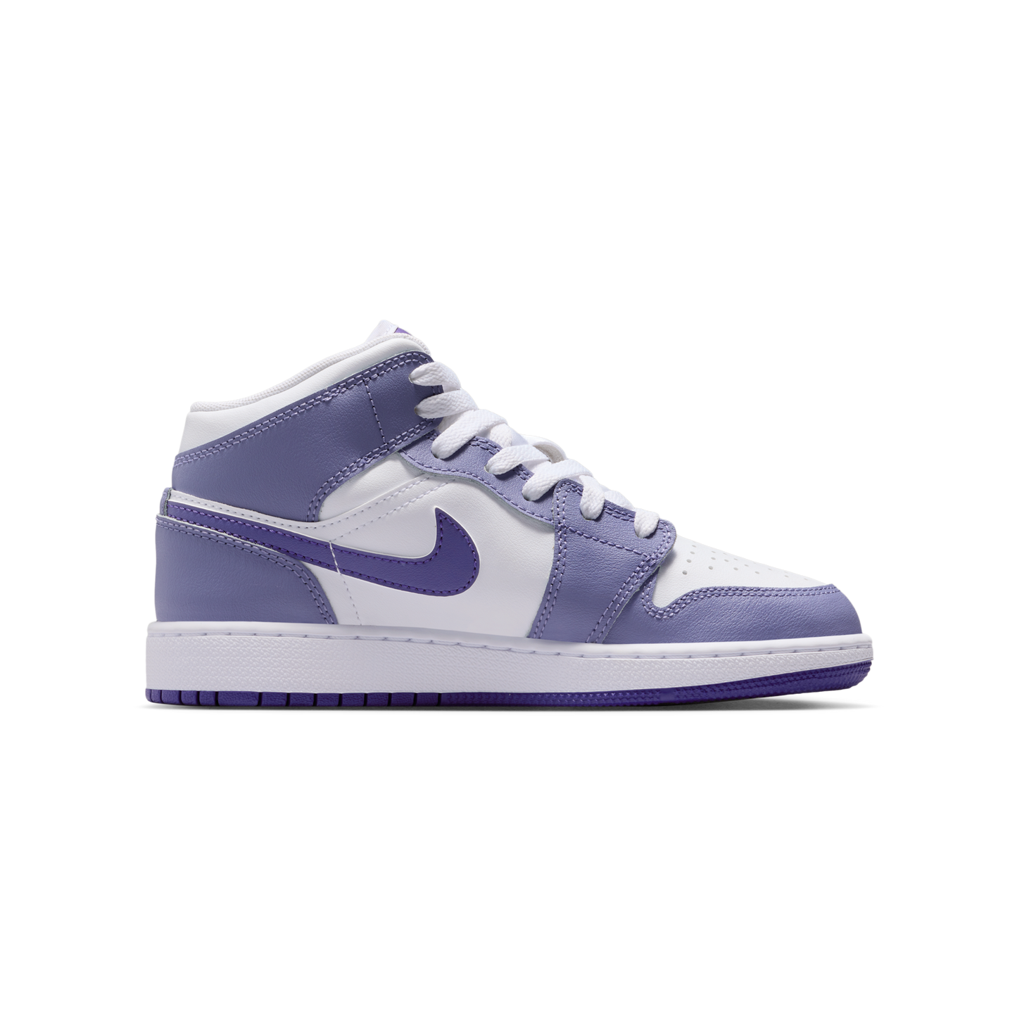 Jordan 1 Mid Dusty Amethyst White Court Purple (GS)