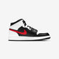Jordan 1 Mid White Black Chile Red (GS)