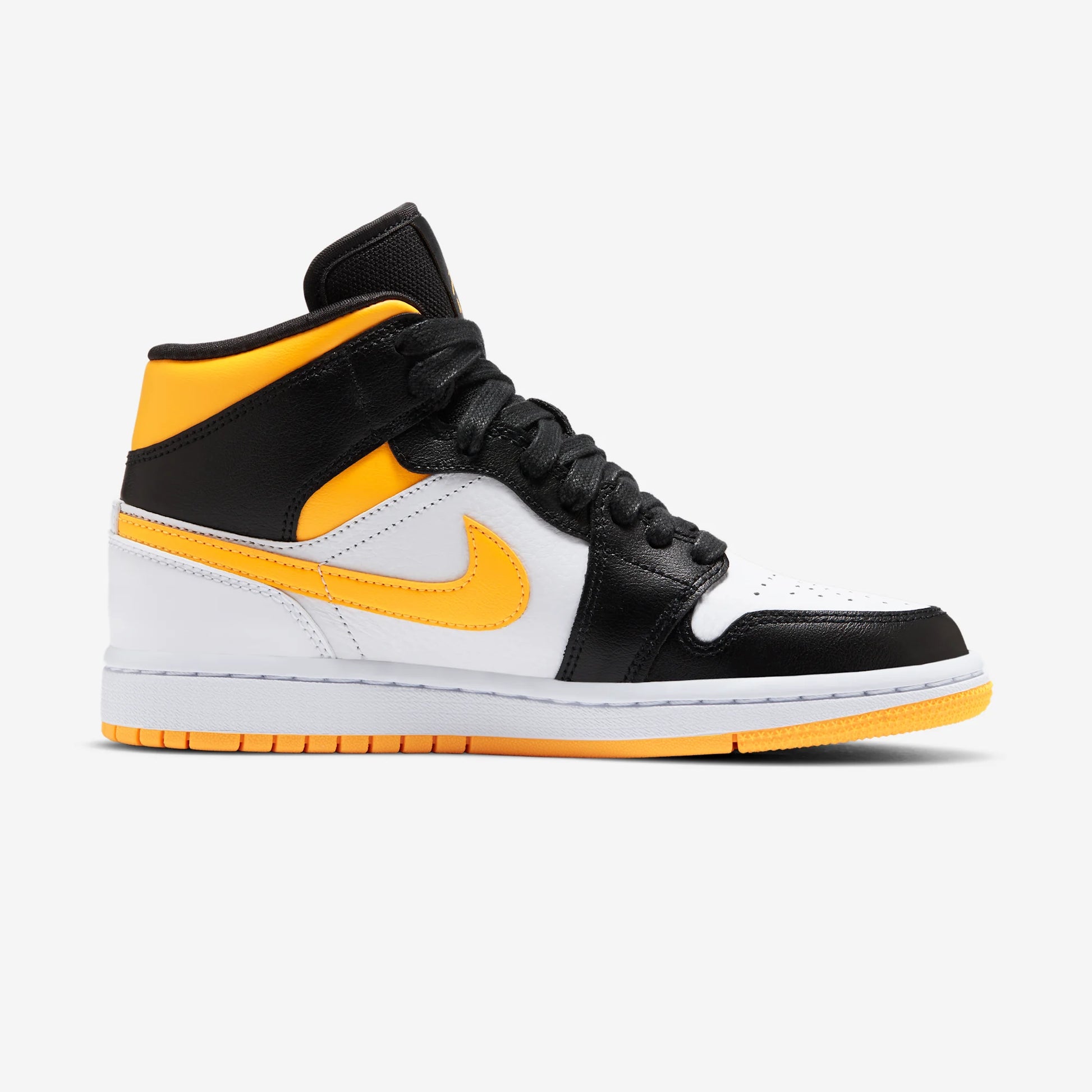 Jordan 1 Mid Laser Orange Black (Women's)
