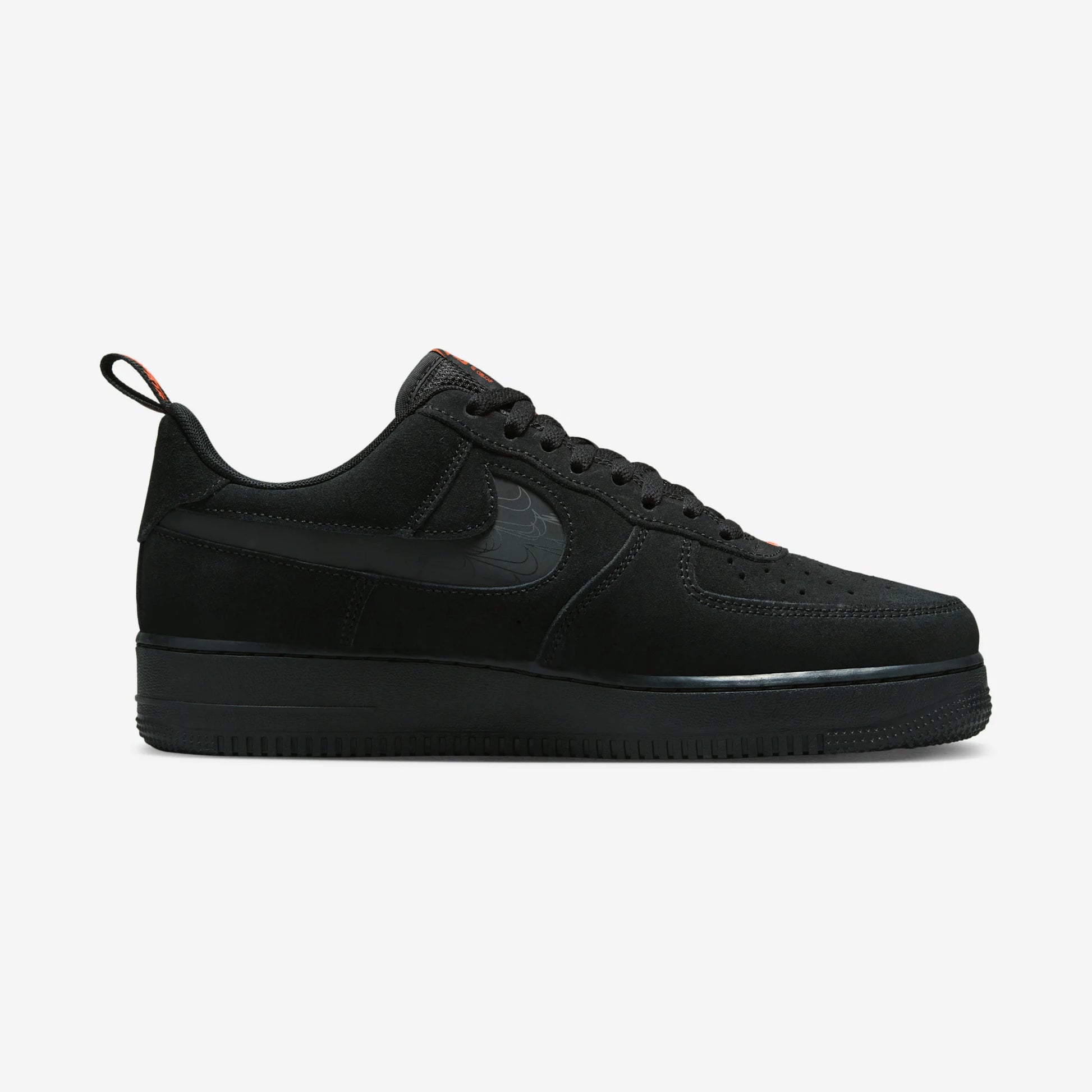 Nike Air Force 1 Low Multi-Swoosh Black Crimson