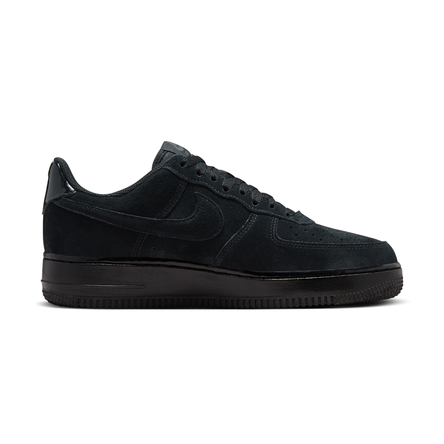 Nike Air Force 1 Low '07 Triple Black Suede (Women's)