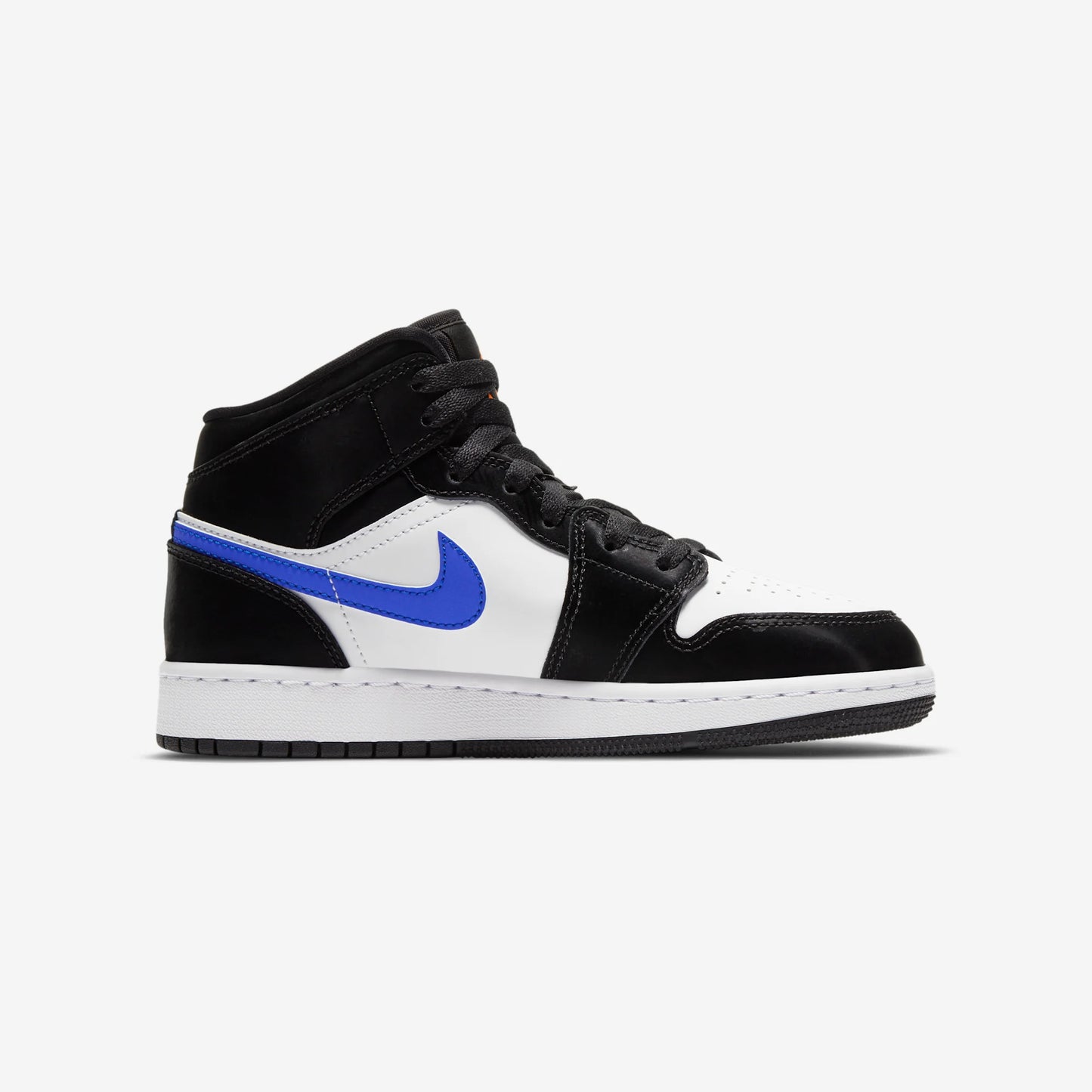 Jordan 1 Mid Black Racer Blue White (GS)