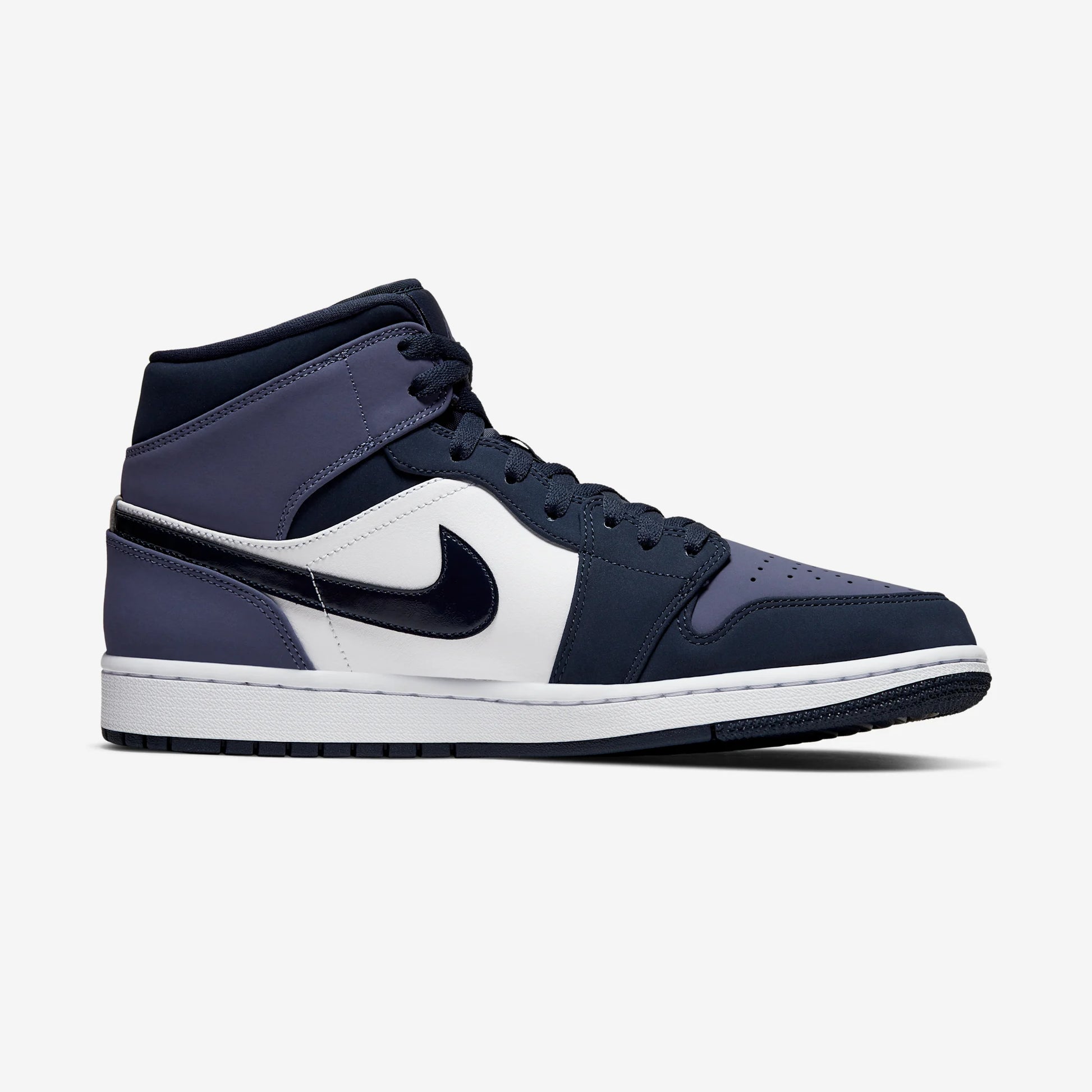 Jordan 1 Mid Obsidian Sanded Purple